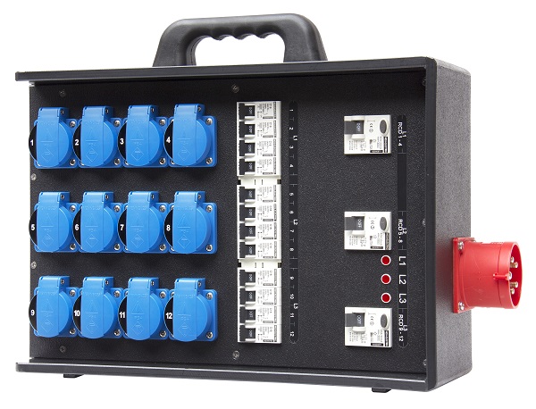 INDU-ELECTRIC THERMOLENE® Briefcase Power Distribution Unit - CEE 32A 400V 5P
