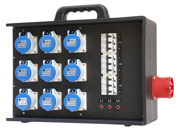 INDU-ELECTRIC THERMOLENE® Briefcase Power Distribution Unit - CEE 32A 400V 5P