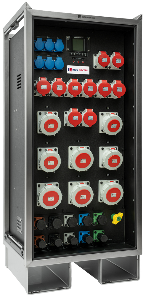 INDU-ELECTRIC THERMOLENE® distribuidor eléctrico tipo 59 en bastidor de acero inoxidable – Powerlock 630A