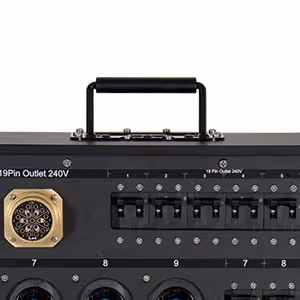 Briefcase Power Distribution Units by INDU-ELECTRIC – Swivel Handle: Easy Handling