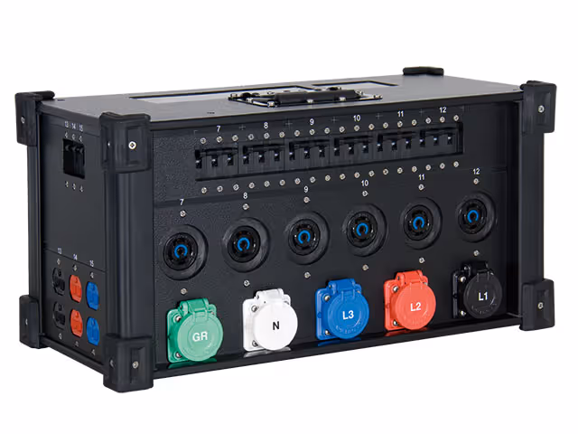 INDU-ELECTRIC Cam pass through 12 Way Twist-lock 007 CUBE®