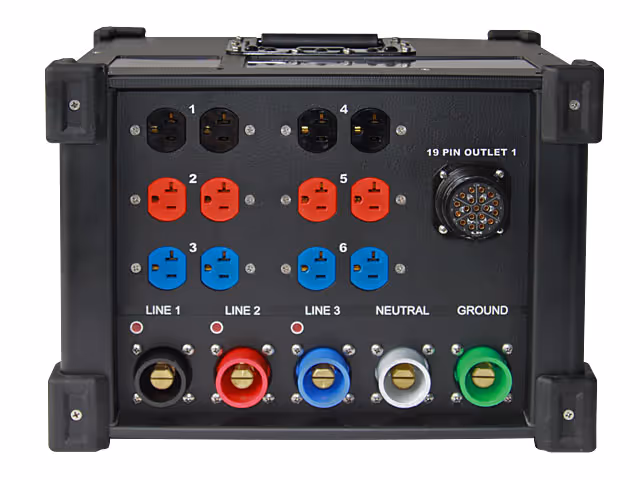 INDU-ELECTRIC 12 Way 120V 19PIN / Edison Combo 011 CUBE®