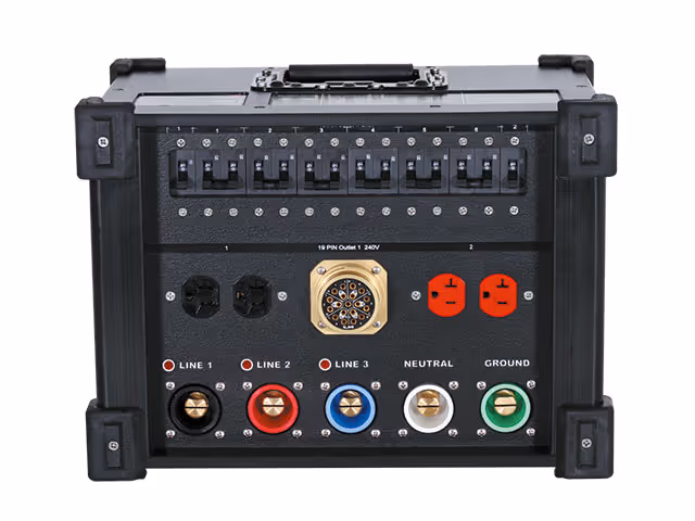 INDU-ELECTRIC 208V 19PIN / 6 Way Twistlock Combo 014 CUBE®