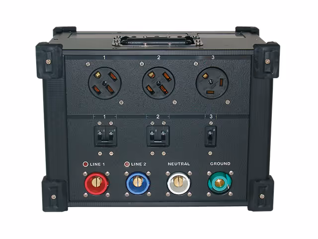 INDU-ELECTRIC Cam pass through 6 Way RV Straight Blade 019 CUBE®