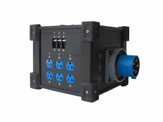 INDU-ELECTRIC 60A Pin&Sleeve 9 Way Edison 023 CUBE®