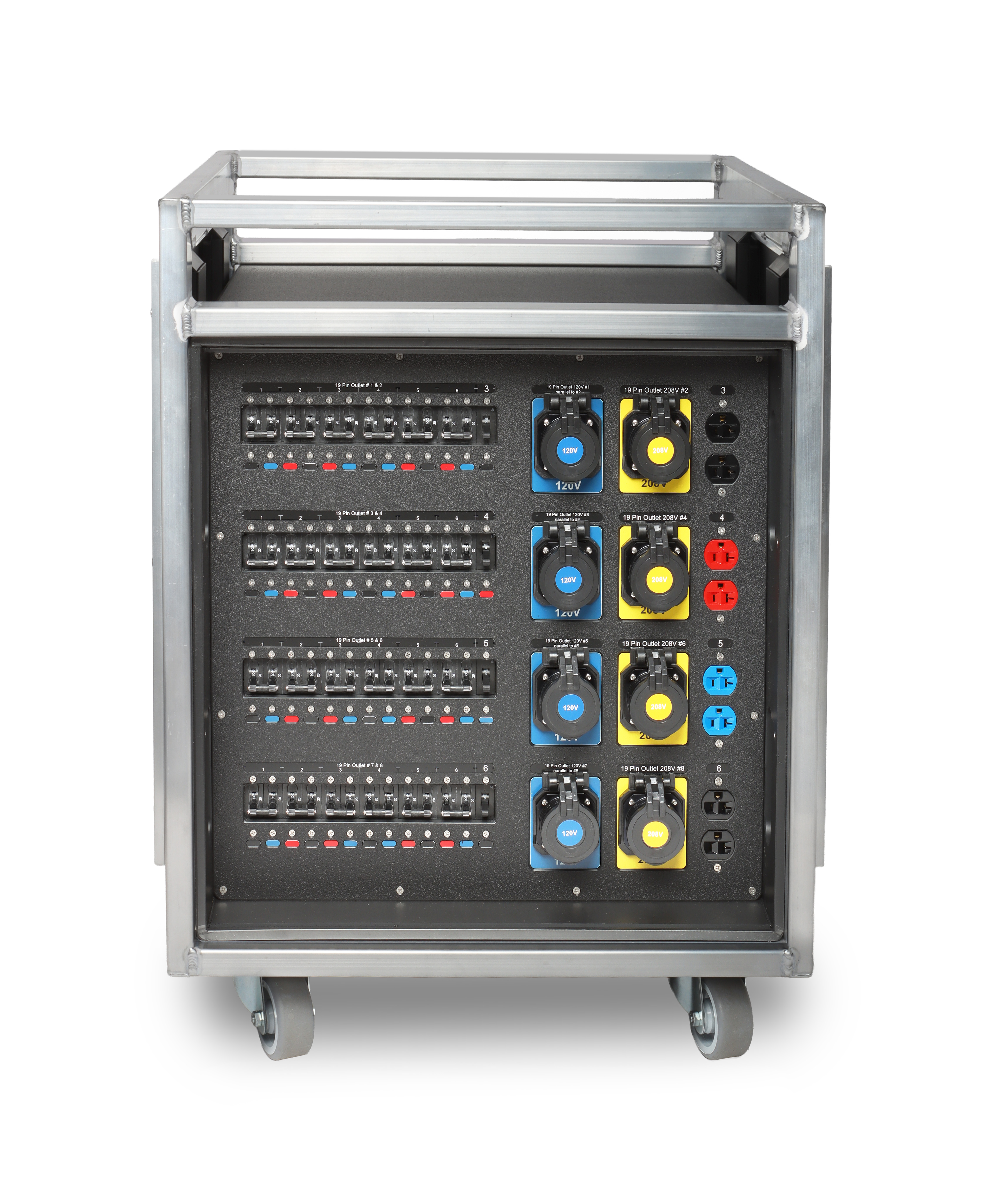 INDU-ELECTRIC Tourpack Series - 24 WAY 19PIN -120/208V - 18002802