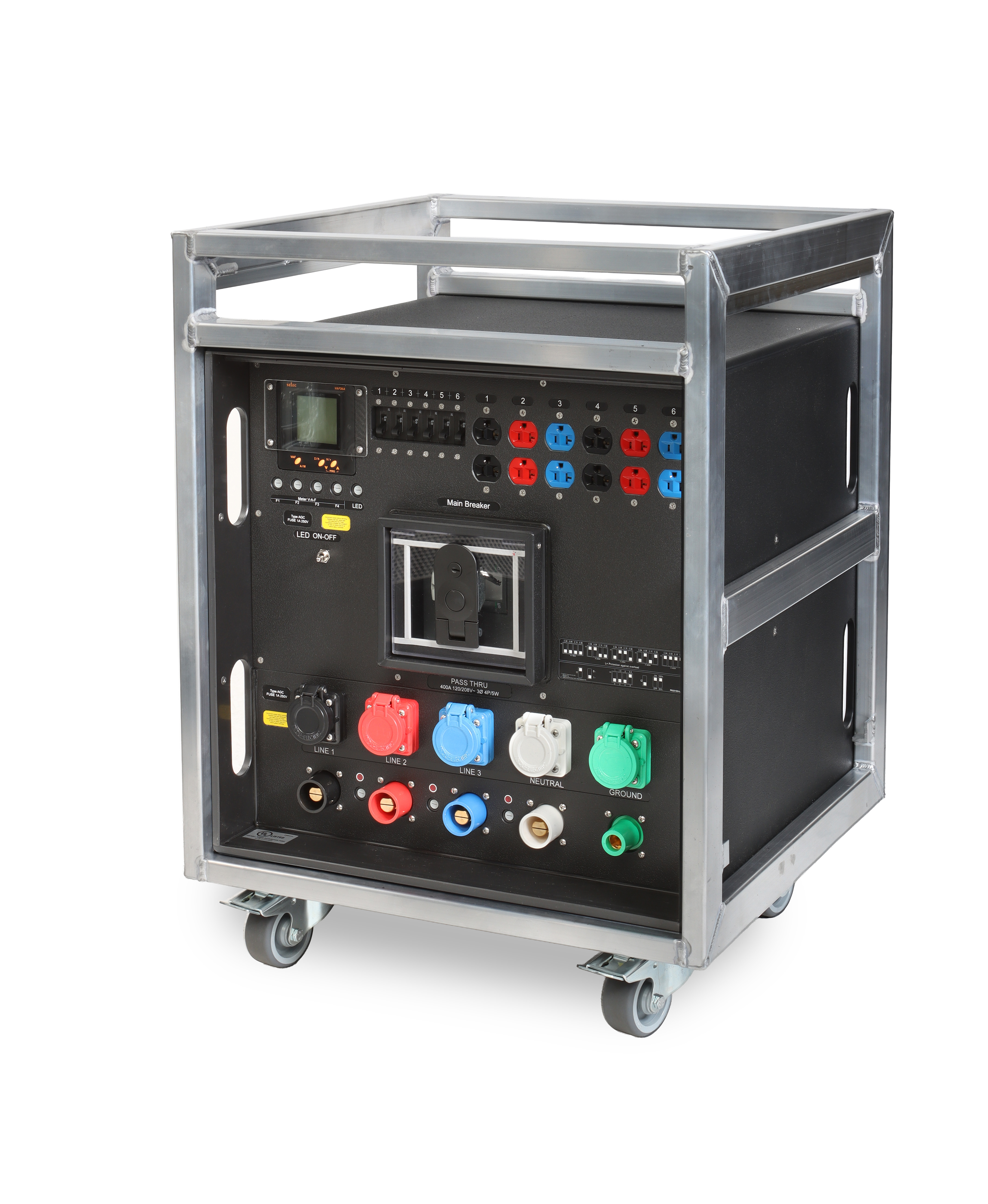 INDU-ELECTRIC 36-Way 120V 19PIN / L21-30 Twist-lock Combo Tourpack