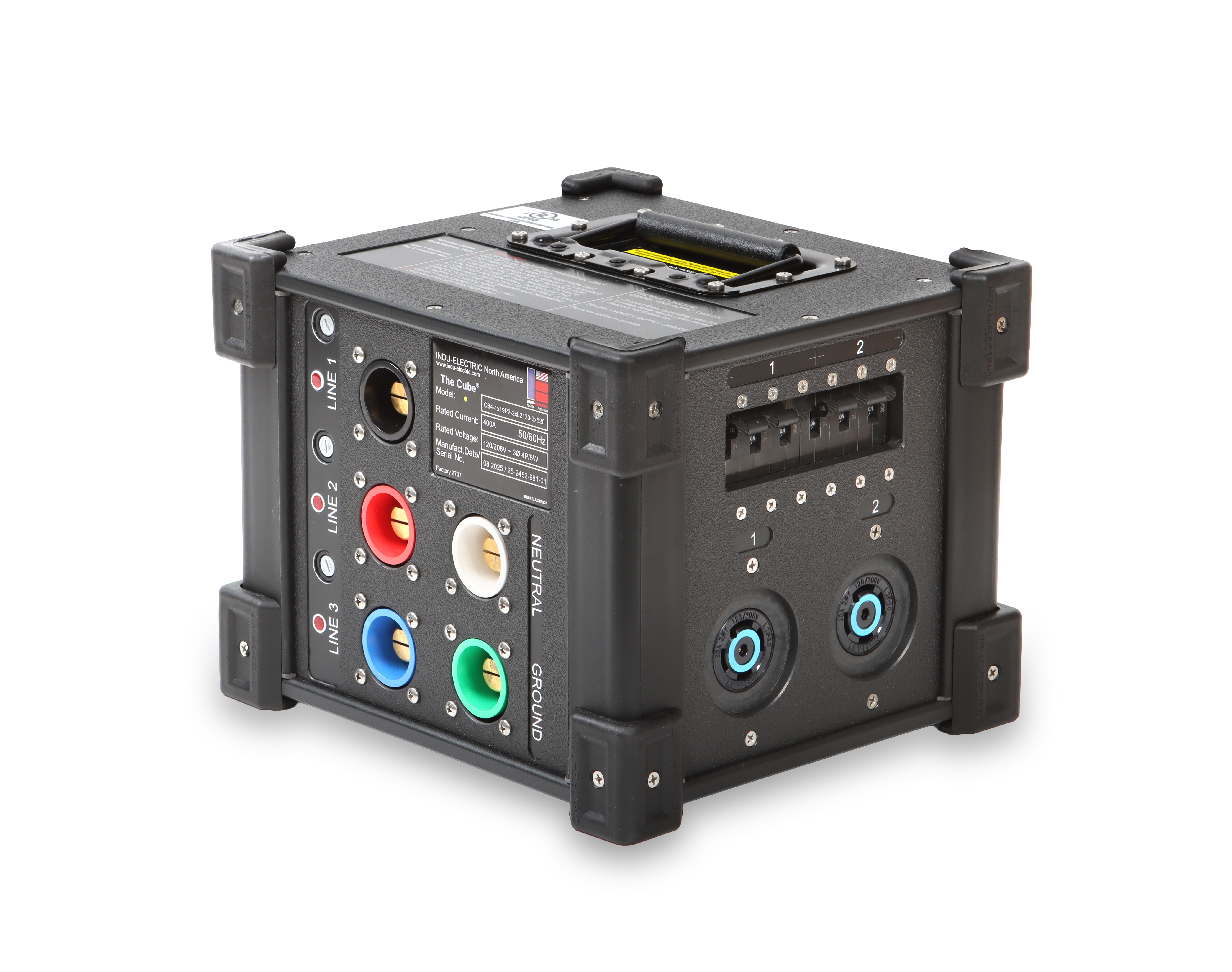 INDU-ELECTRIC 120V 19PIN / 2-Way L21-30 Twist-lock Combo CUBE®