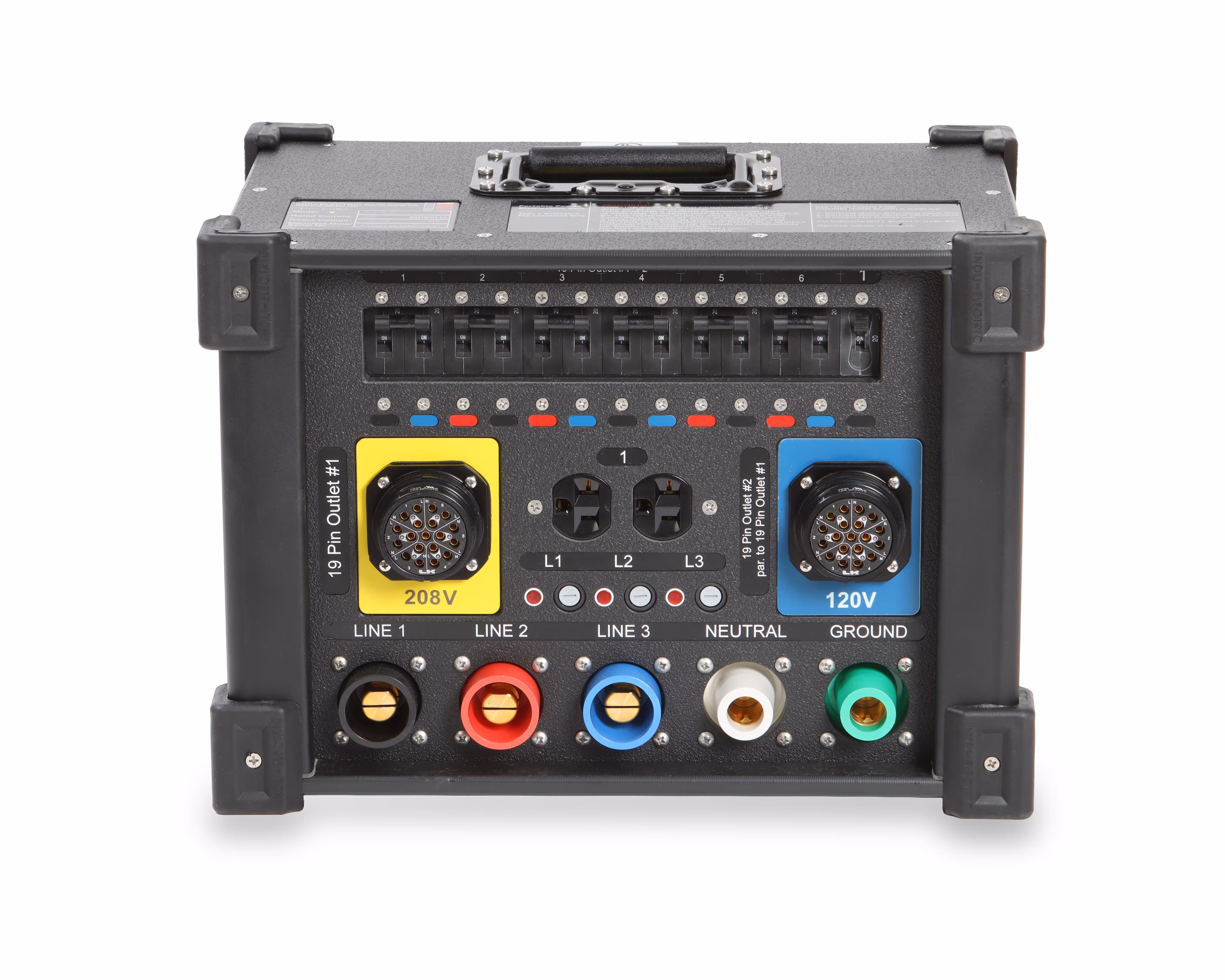 INDU-ELECTRIC 12-Way 120/208V 19PIN CUBE®