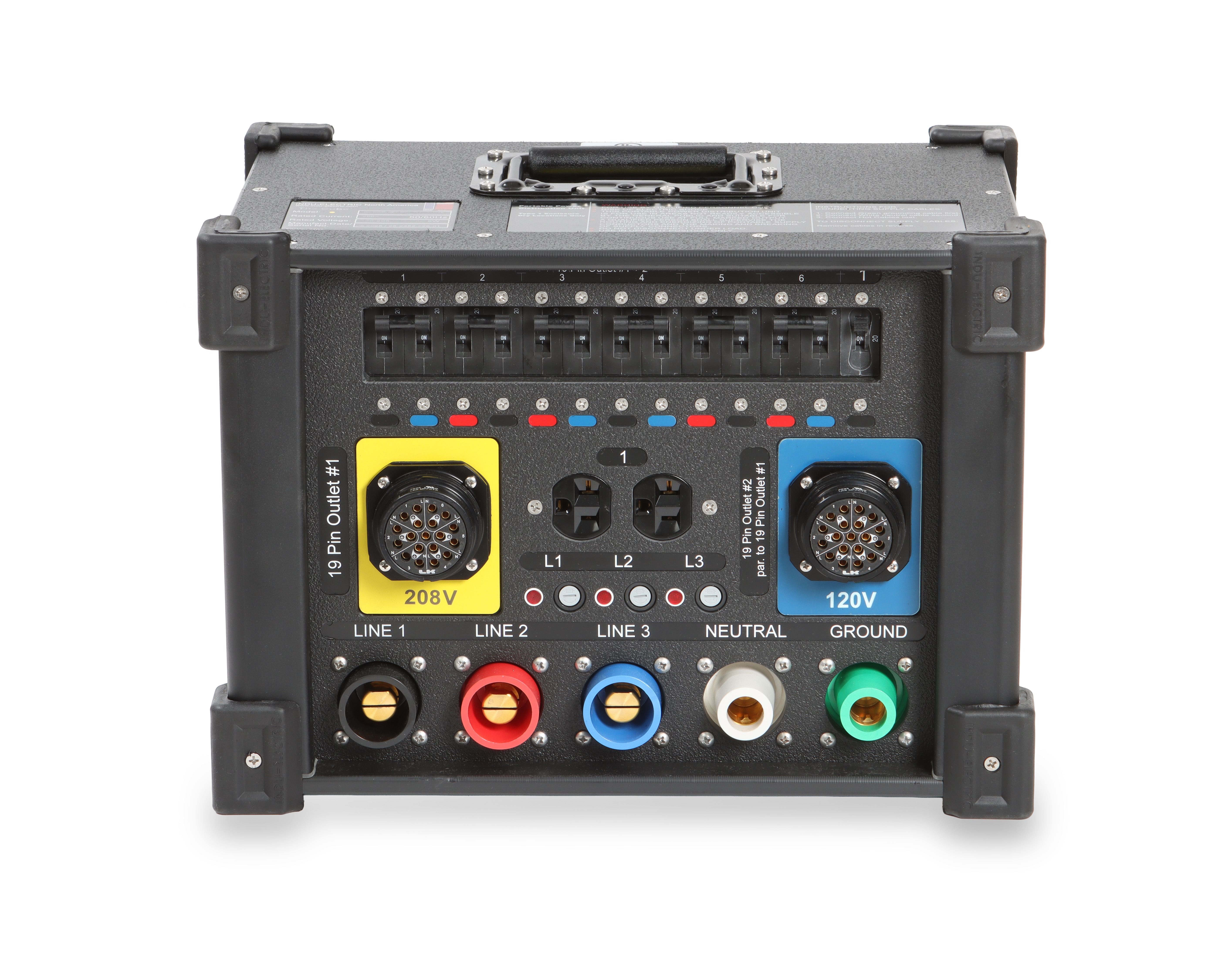 INDU-ELECTRIC 12-Way 120/208V 19PIN CUBE®