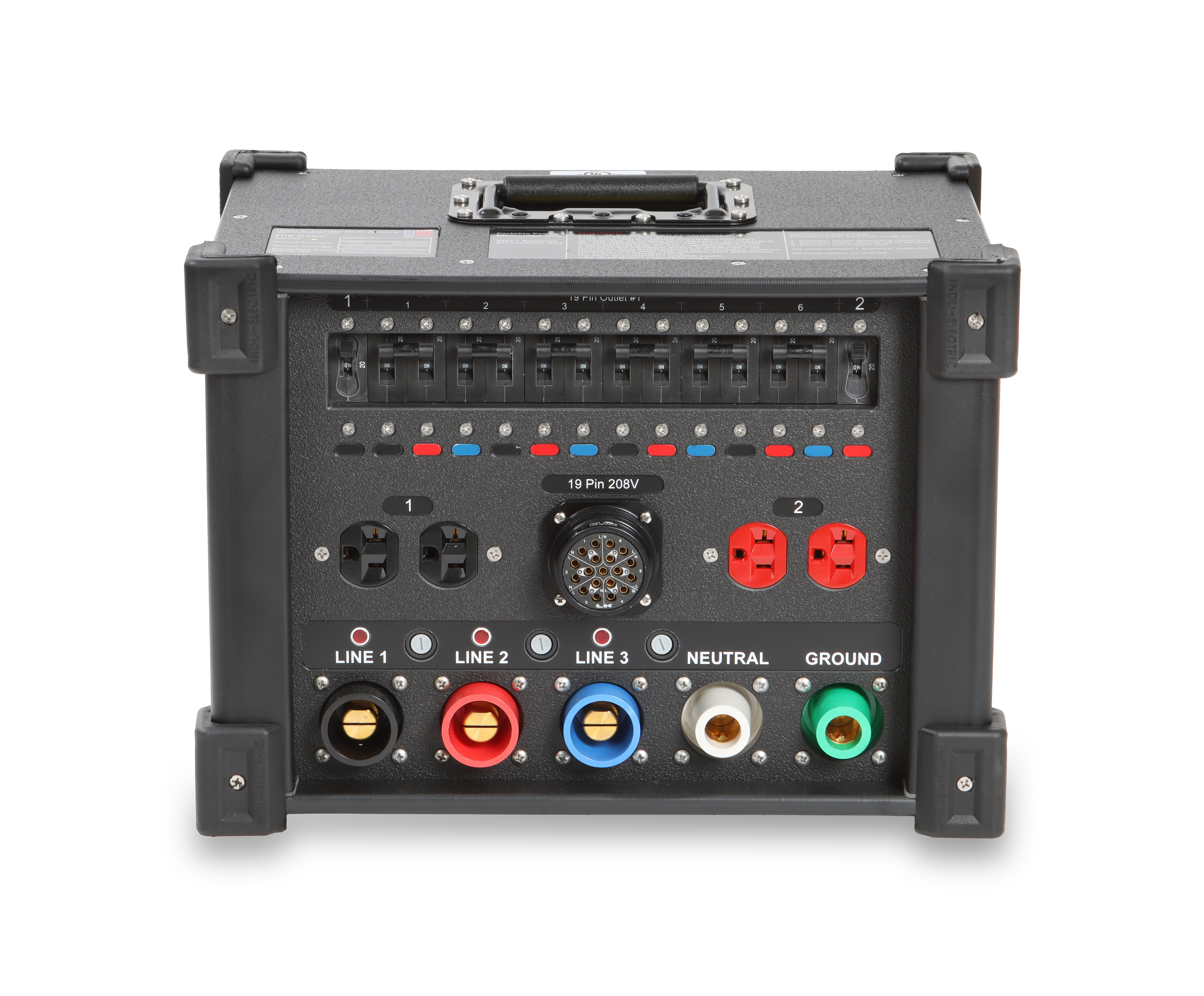 INDU-ELECTRIC 6-Way 120V 19PIN / L6-20 Twist-lock Combo CUBE®