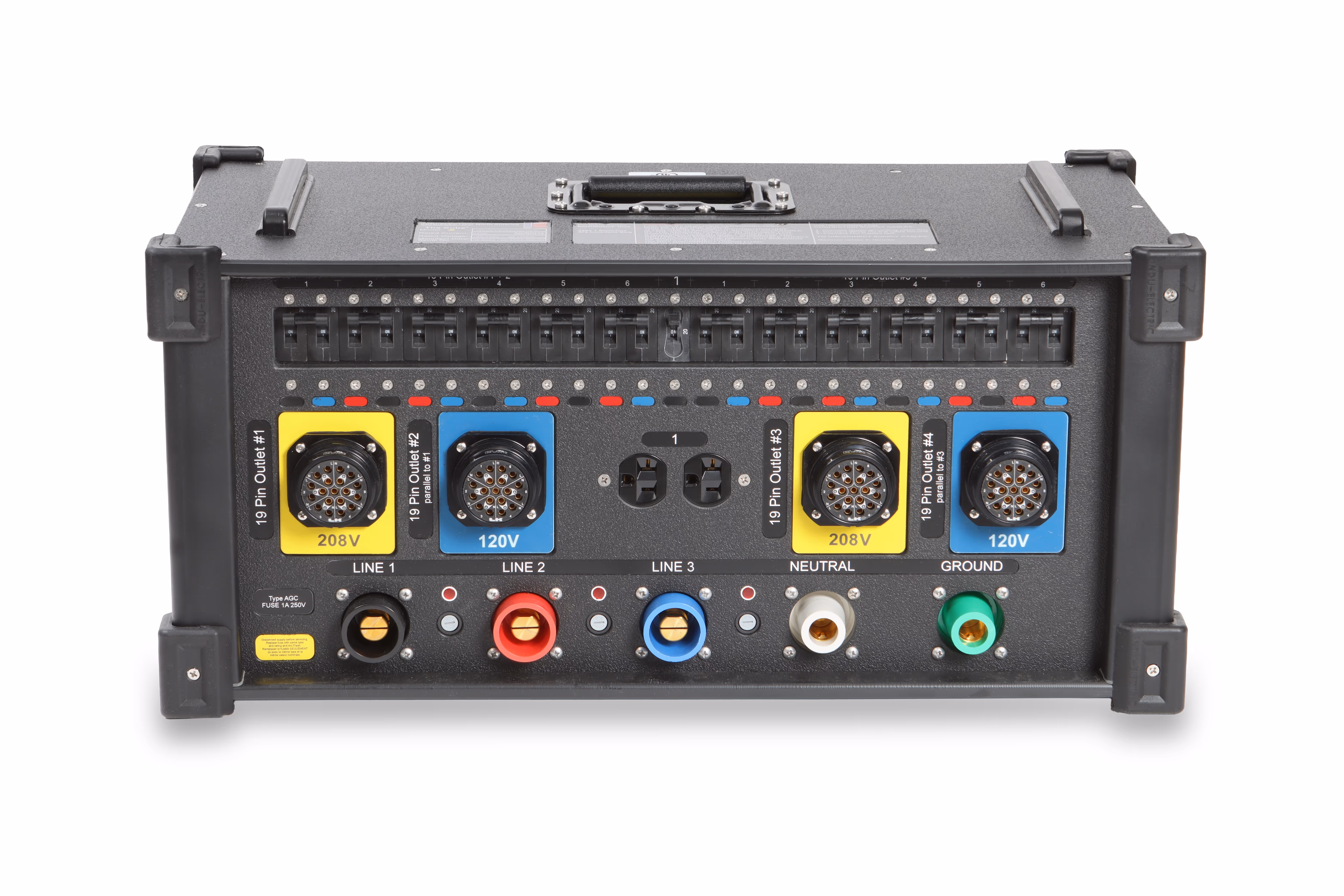 INDU-ELECTRIC 12-Way 120/208V 19PIN / 6-Way L21-30 Combo CUBE®