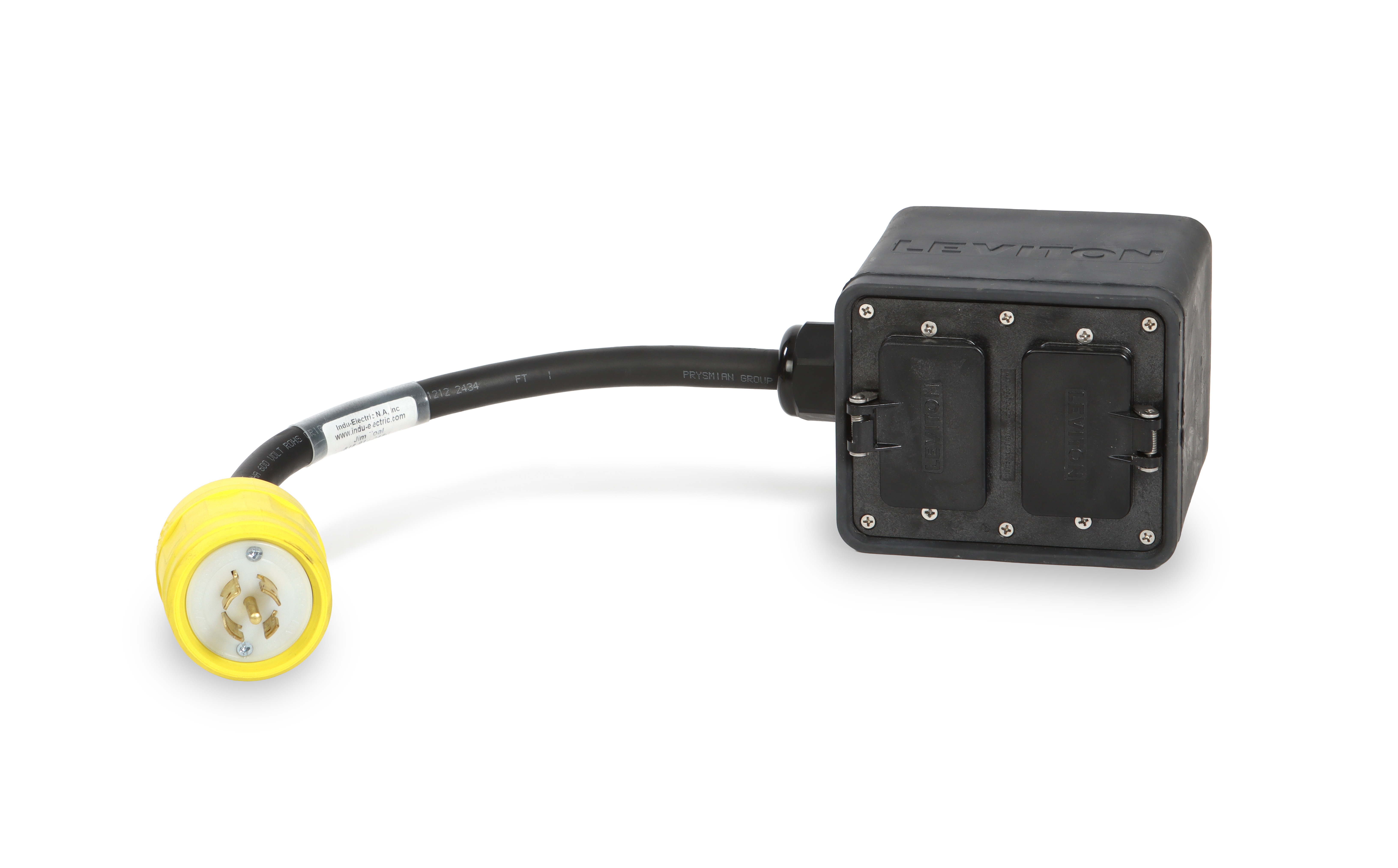 INDU-ELECTRIC L21-30 Breakered GFCI Duplex Quad Box