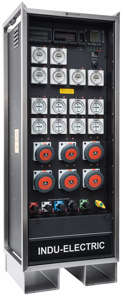 INDU-ELECTRIC THERMOLENE® distribuidor eléctrico tipo 59 en bastidor de acero inoxidable – Powerlock 400A