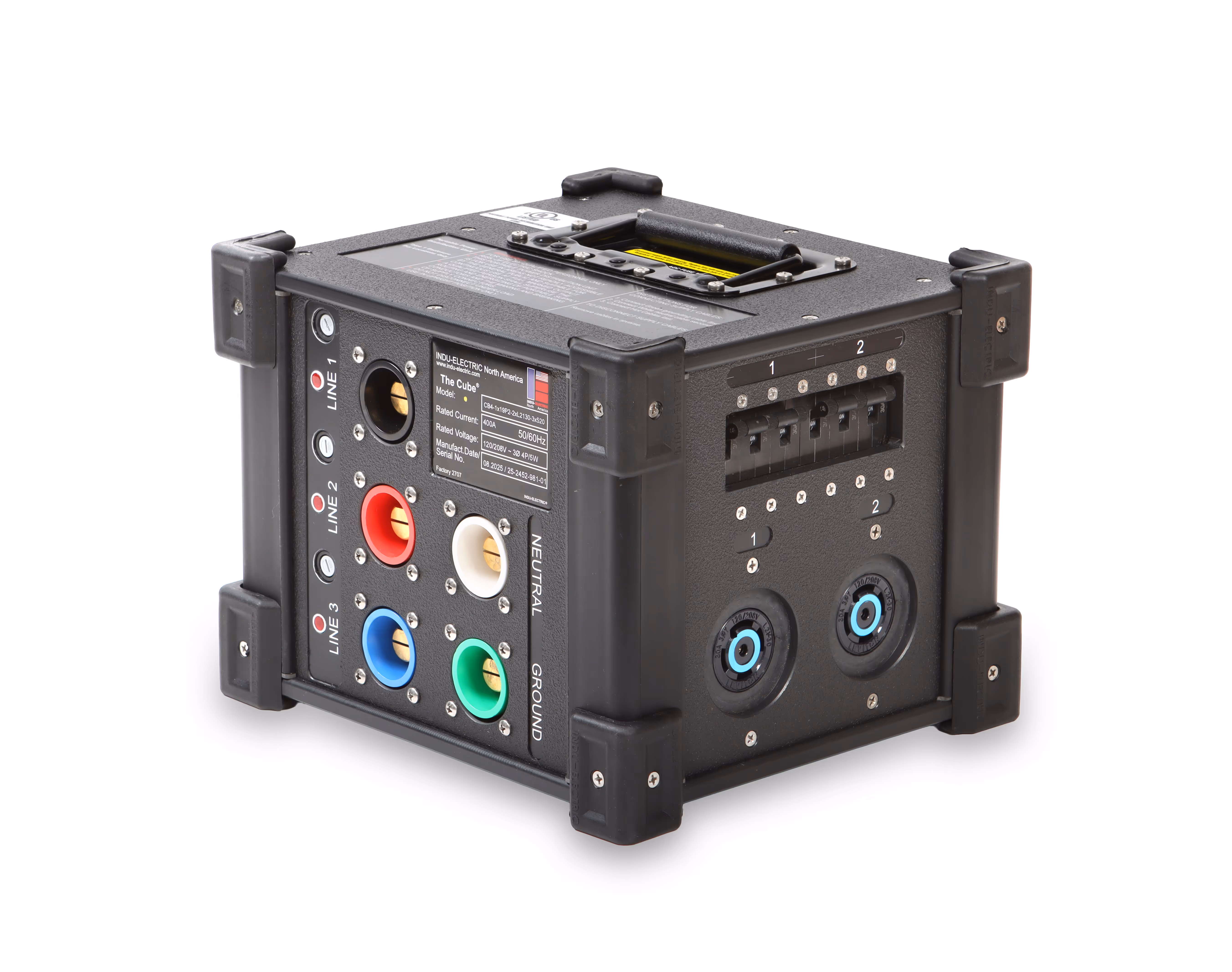 INDU-ELECTRIC 120V 19PIN / 2-Way L21-30 Twist-lock Combo CUBE®