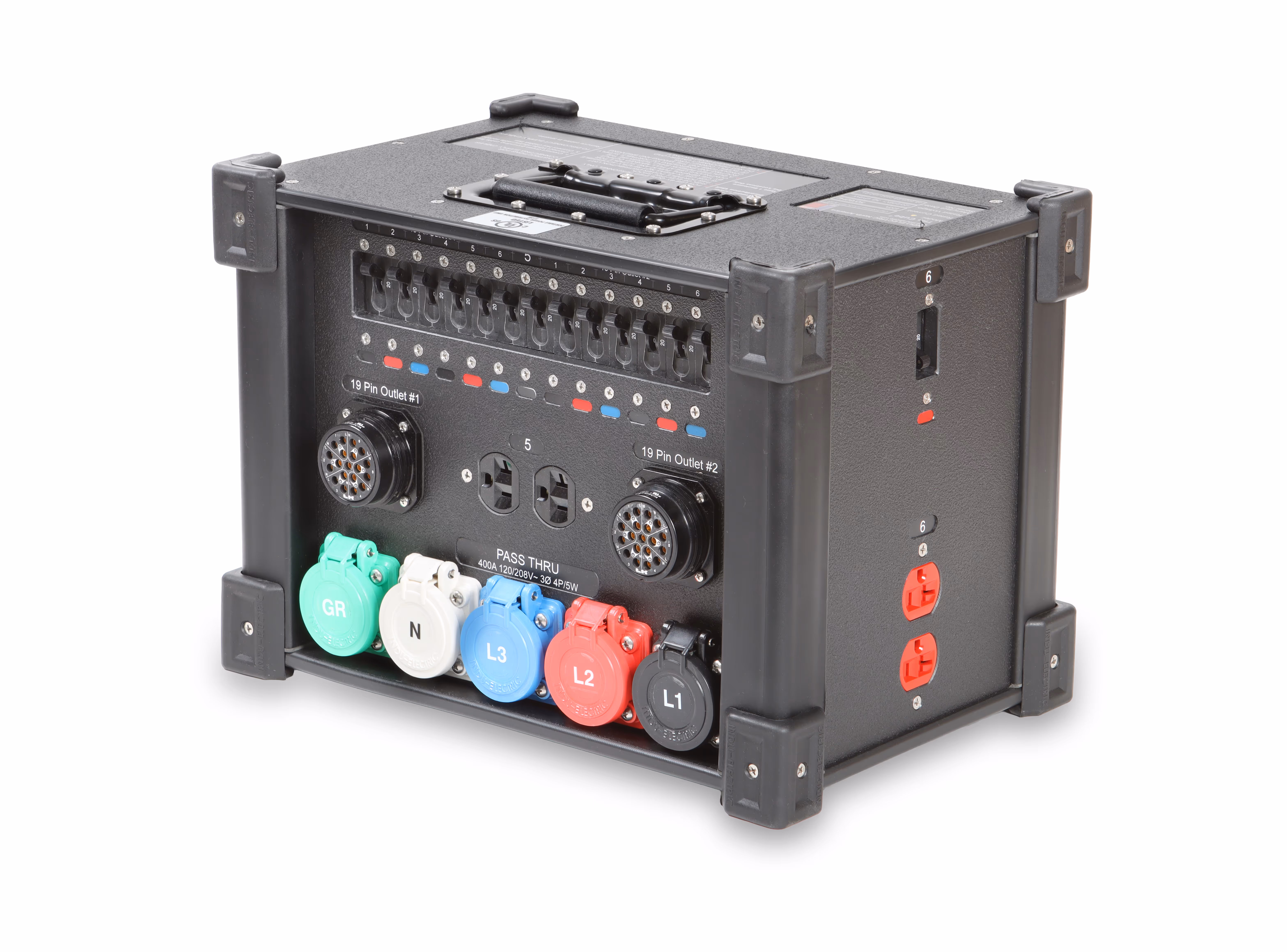 INDU-ELECTRIC 12-Way 120V 19PIN / L21-30 Twist-lock Combo CUBE®