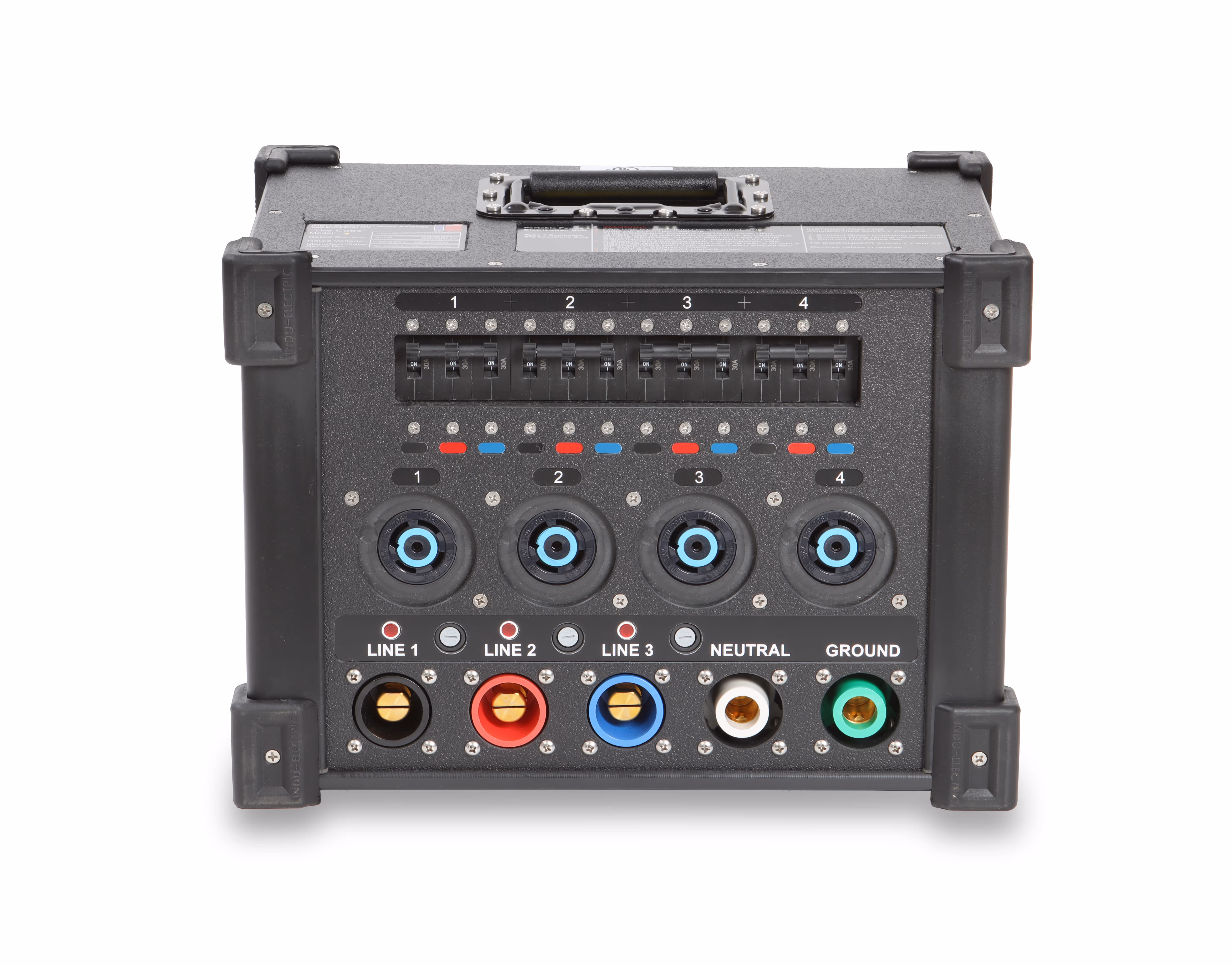 INDU-ELECTRIC 12-Way 120V 19PIN / L21-30 Twist-lock Combo CUBE®