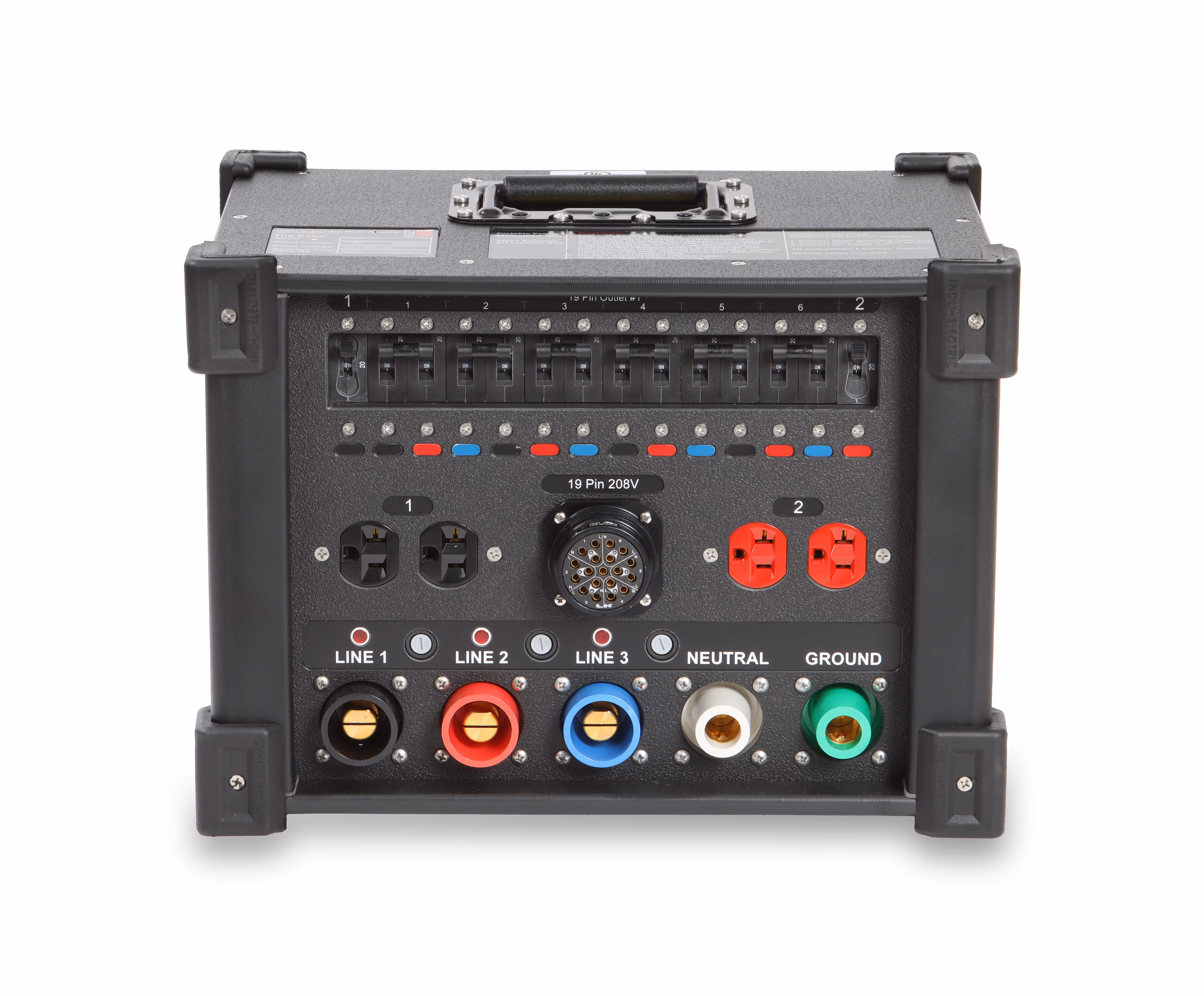 INDU-ELECTRIC 6-Way 120V 19PIN / L6-20 Twist-lock Combo CUBE®