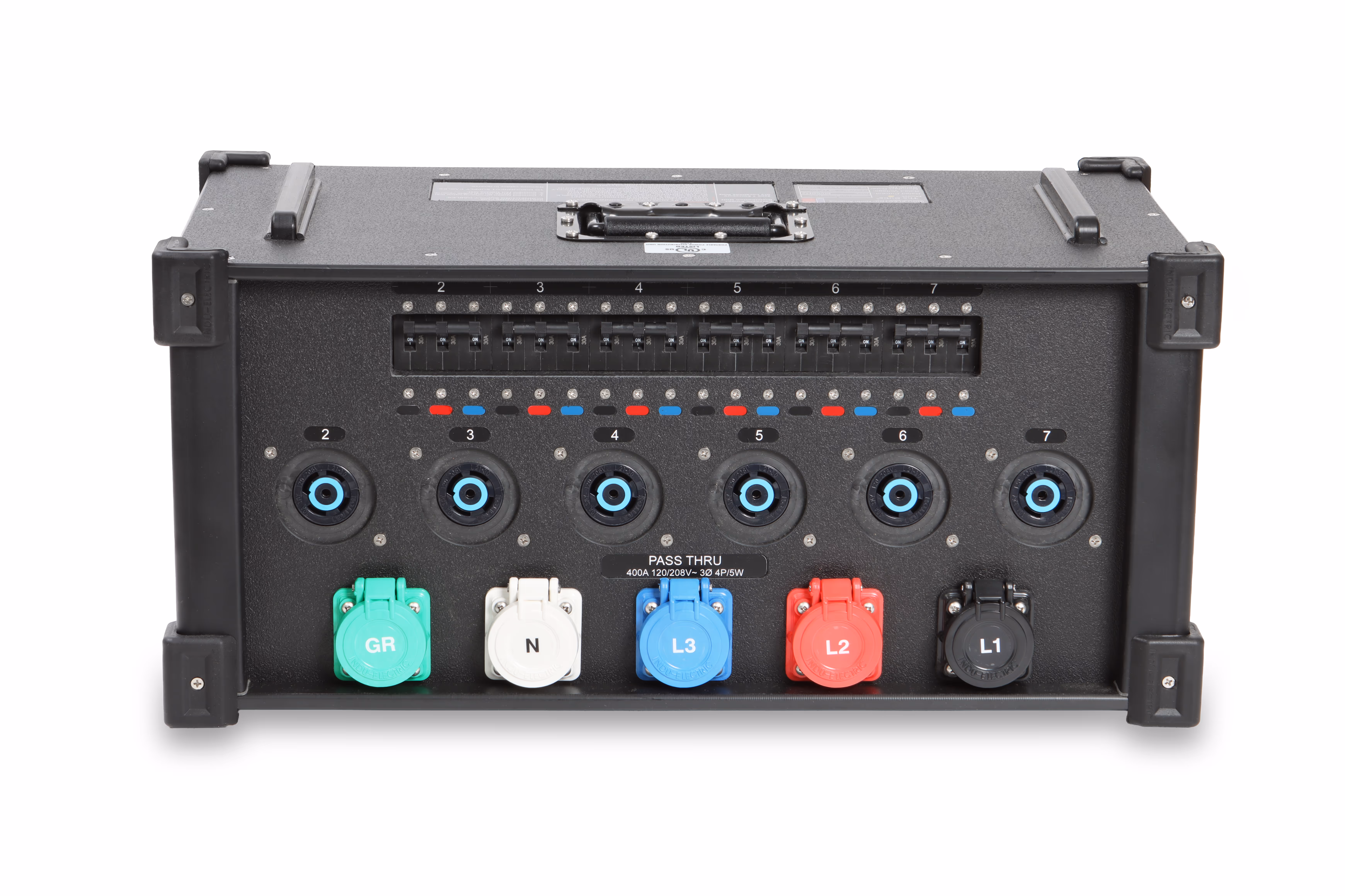 INDU-ELECTRIC 12-Way 120/208V 19PIN / 6-Way L21-30 Combo CUBE®