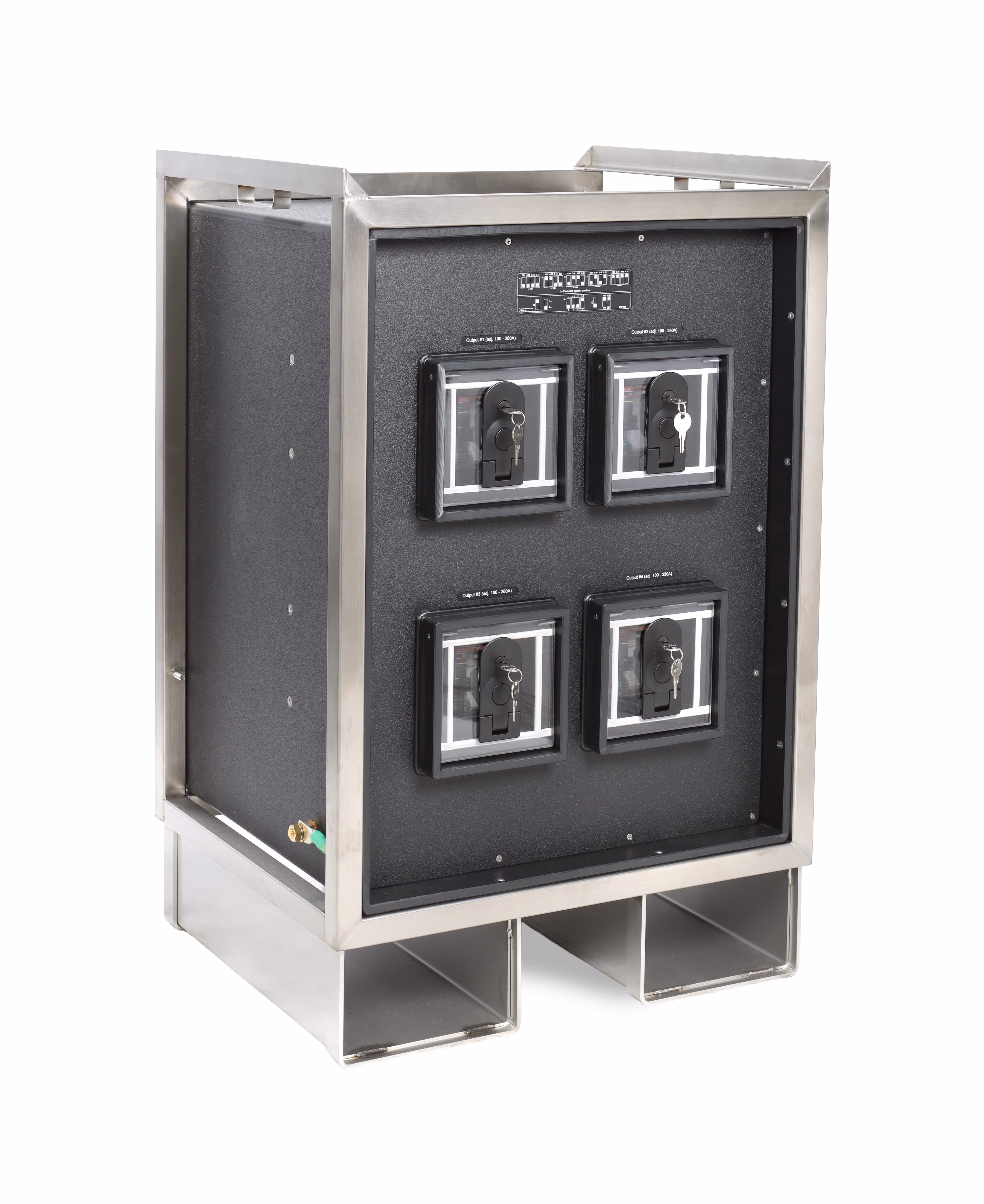 INDU-ELECTRIC Field-Adjustable 250A-100A Multi-CAM Disconnect 