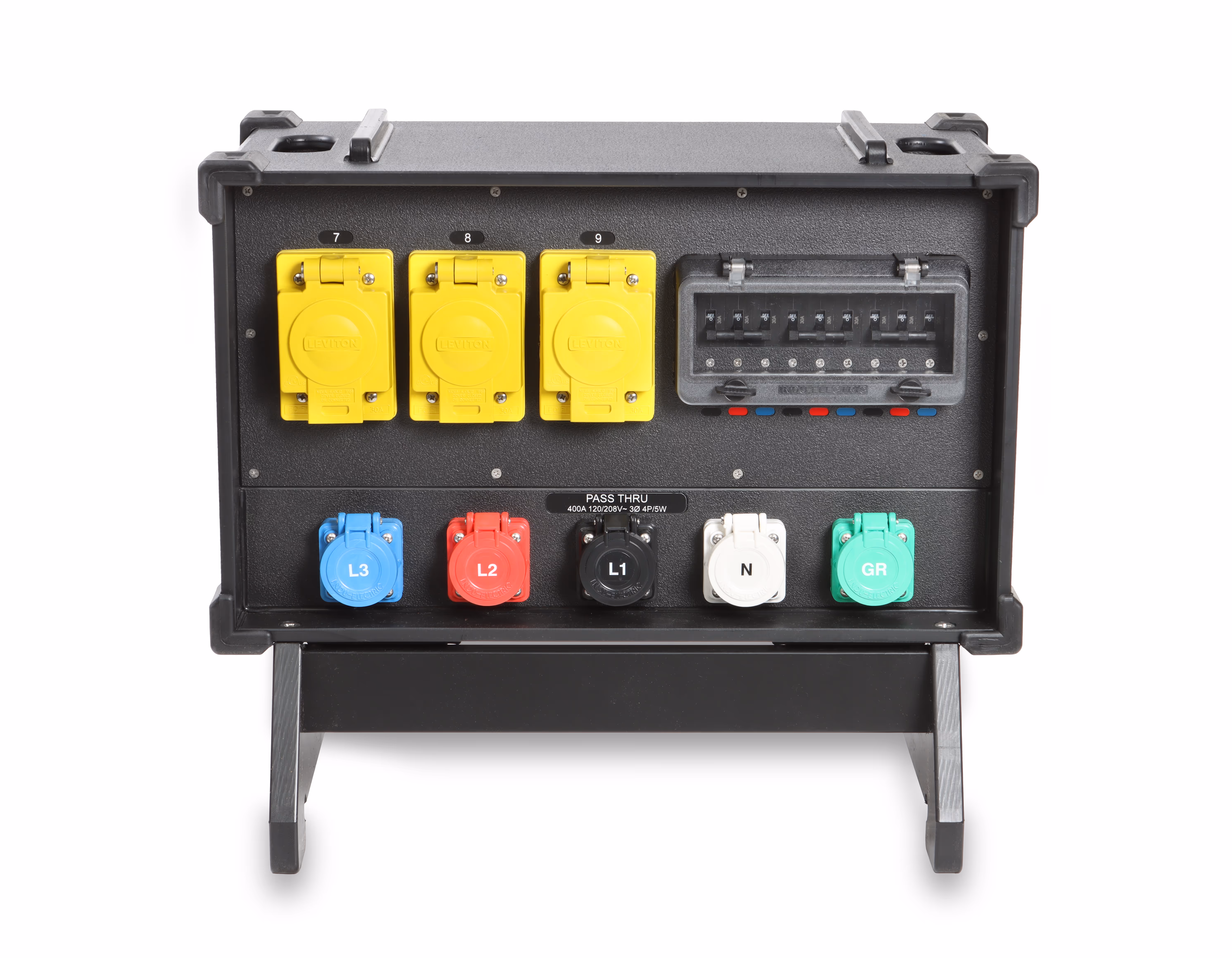 INDU-ELECTRIC Rain-Tight GFCI CLASS A protected powerCON® True1 / L2130 Combo