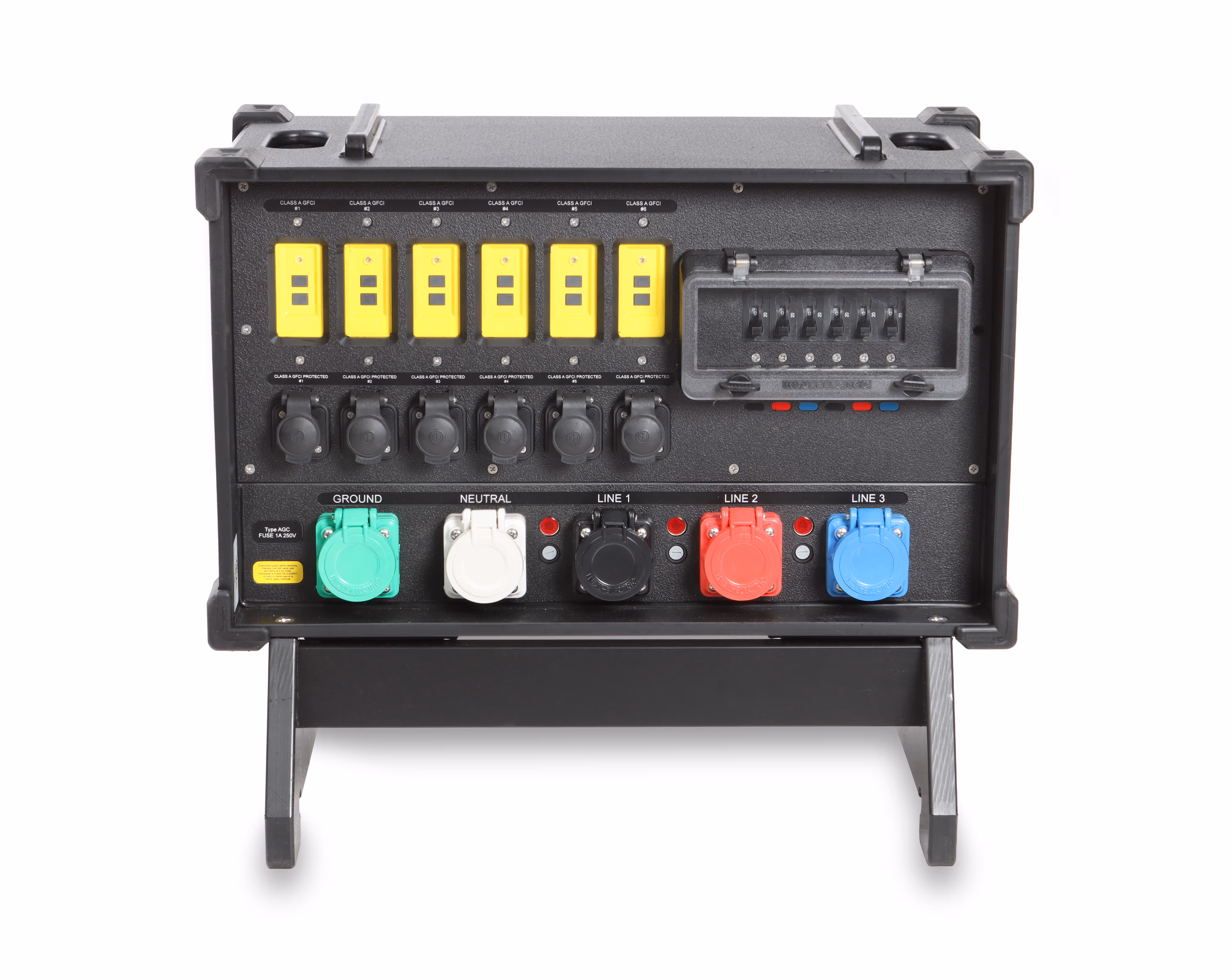 INDU-ELECTRIC Rain-Tight GFCI CLASS A protected powerCON® True1 / L2130 Combo