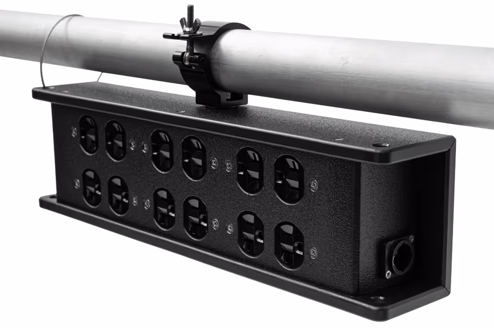 INDU-ELECTRIC powerCON® True1 6-Way Edison Breakout Trussbox