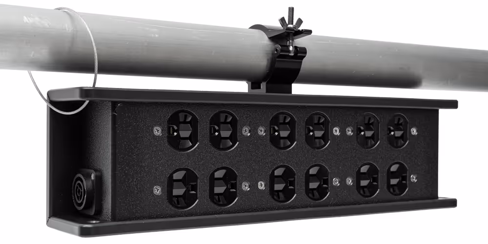 INDU-ELECTRIC powerCON® True1 6-Way Edison Breakout Trussbox