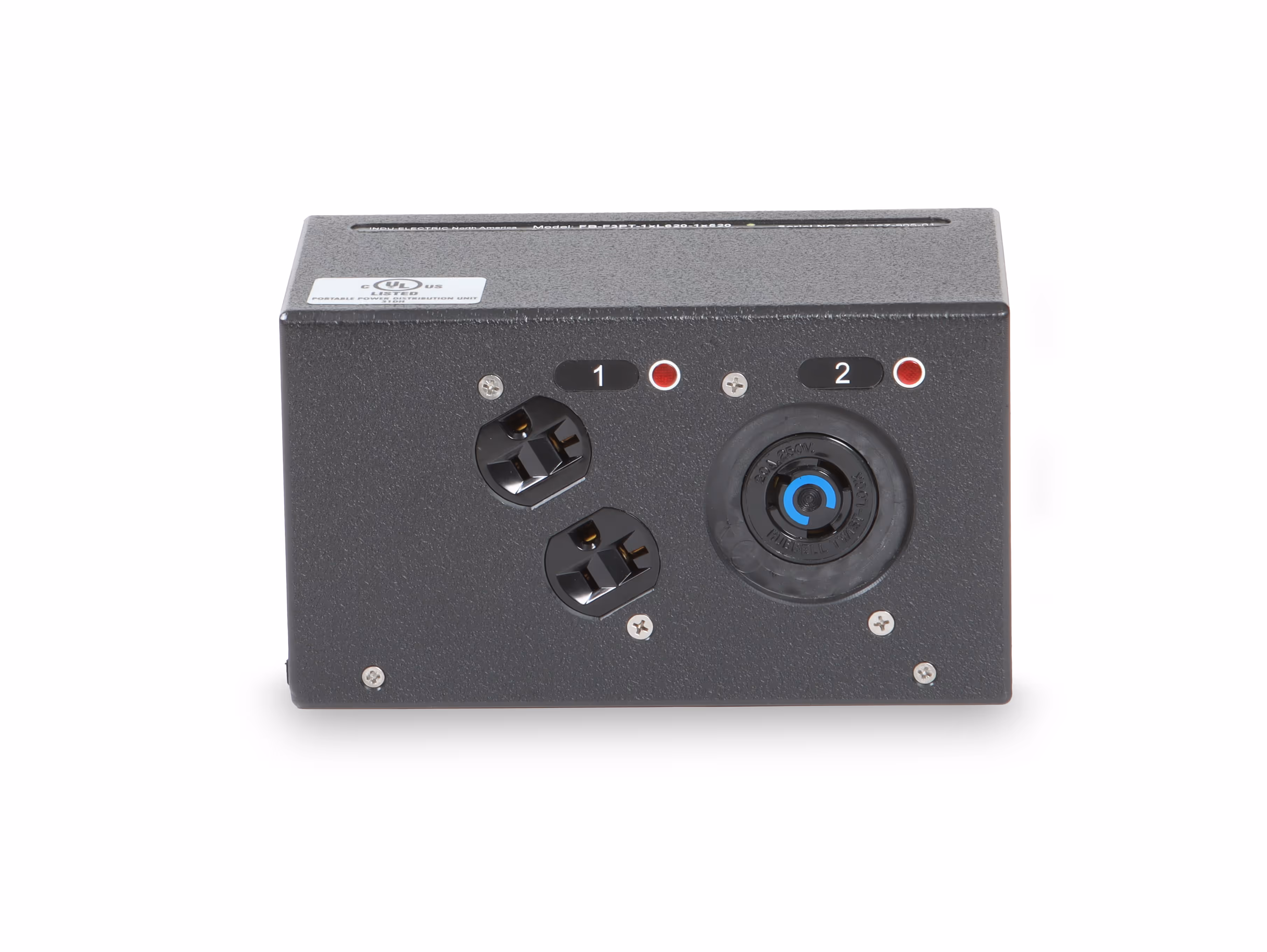 INDU-ELECTRIC L21-30 / L6-20 Breakered Breakout DOGHOUSE