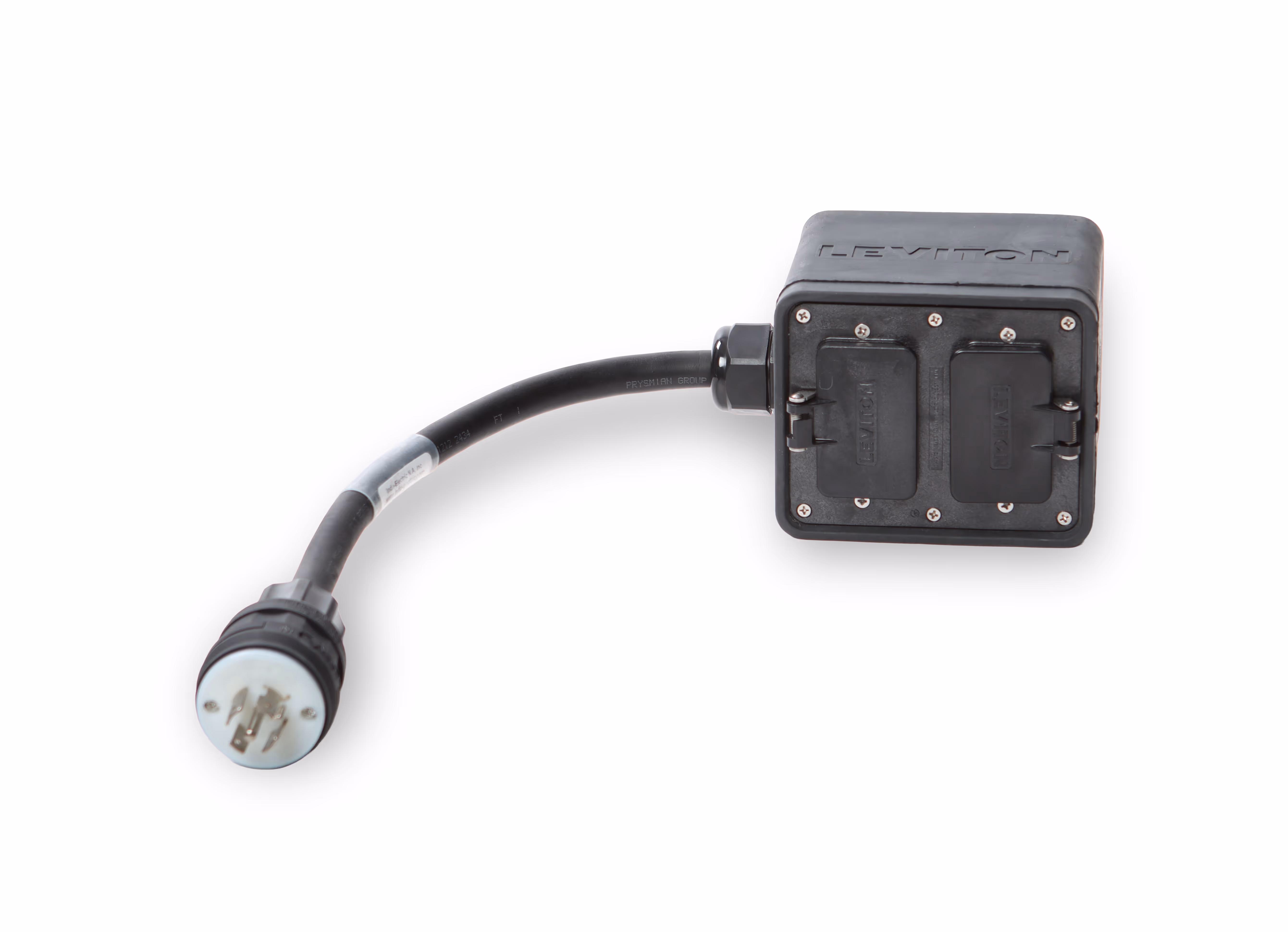 INDU-ELECTRIC L21-30 Breakered GFCI Duplex Quad Box