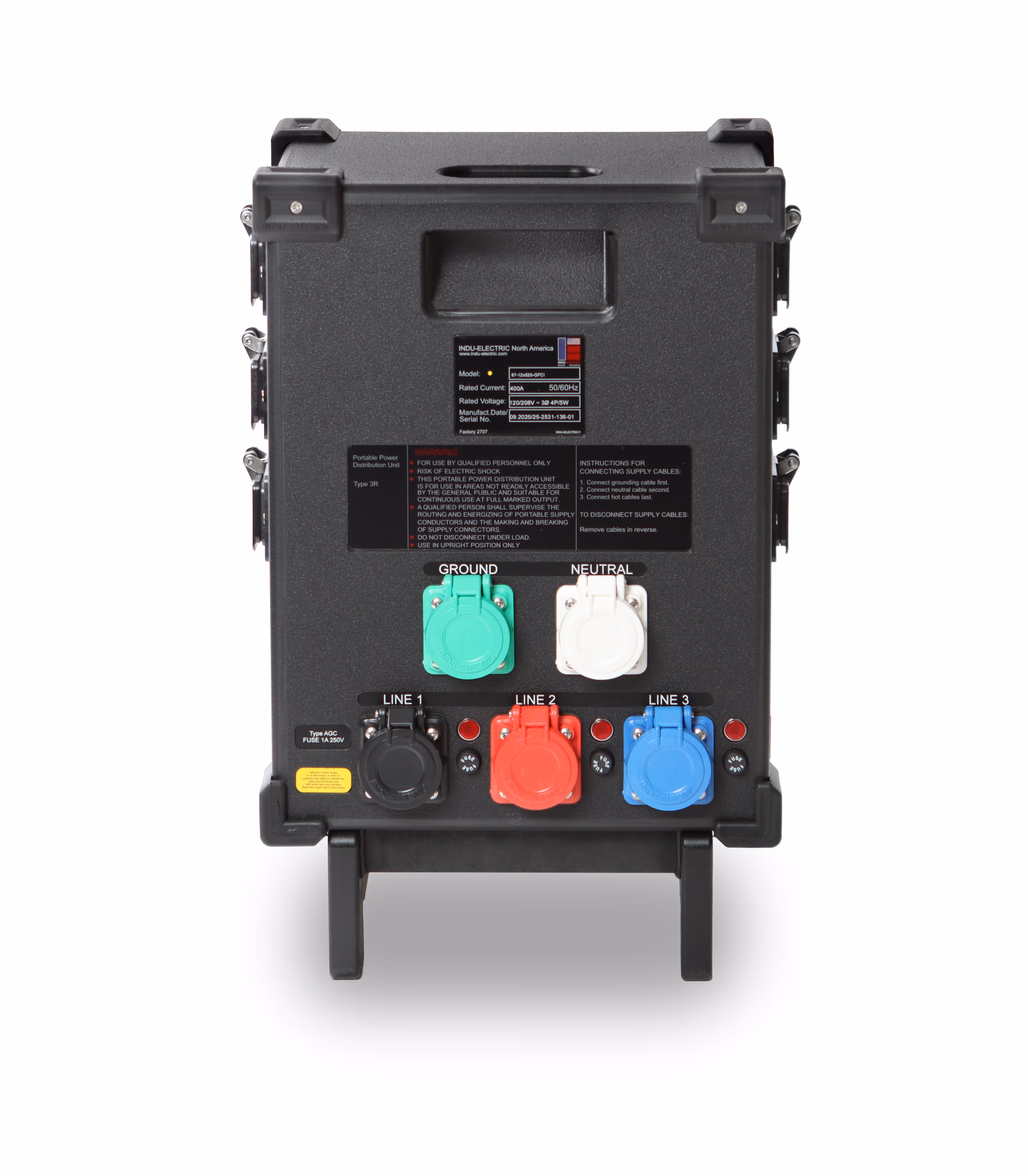 INDU-ELECTRIC 12way GFCI Duplex
