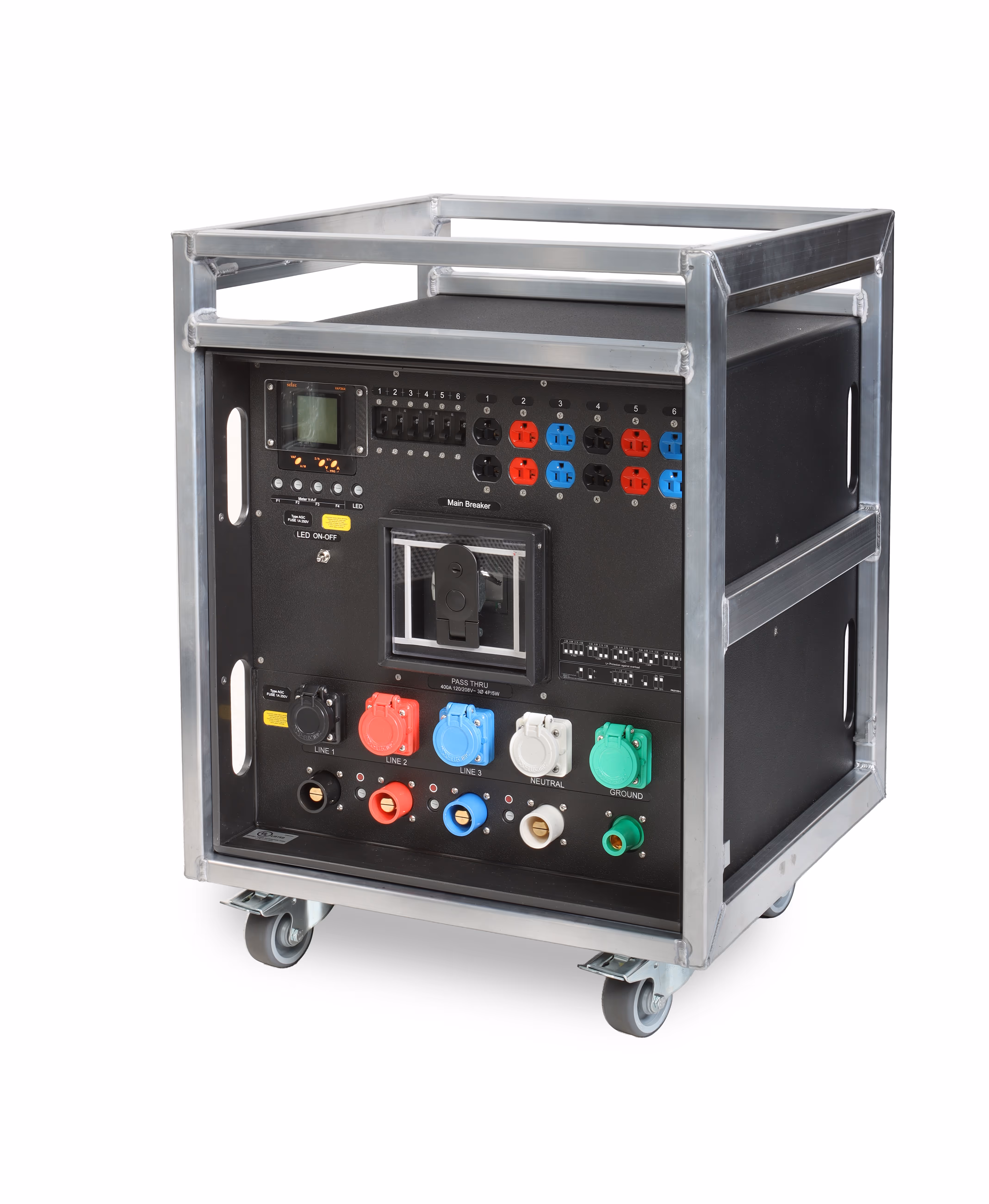 INDU-ELECTRIC 36-Way 120V 19PIN / L21-30 Twist-lock Combo Tourpack