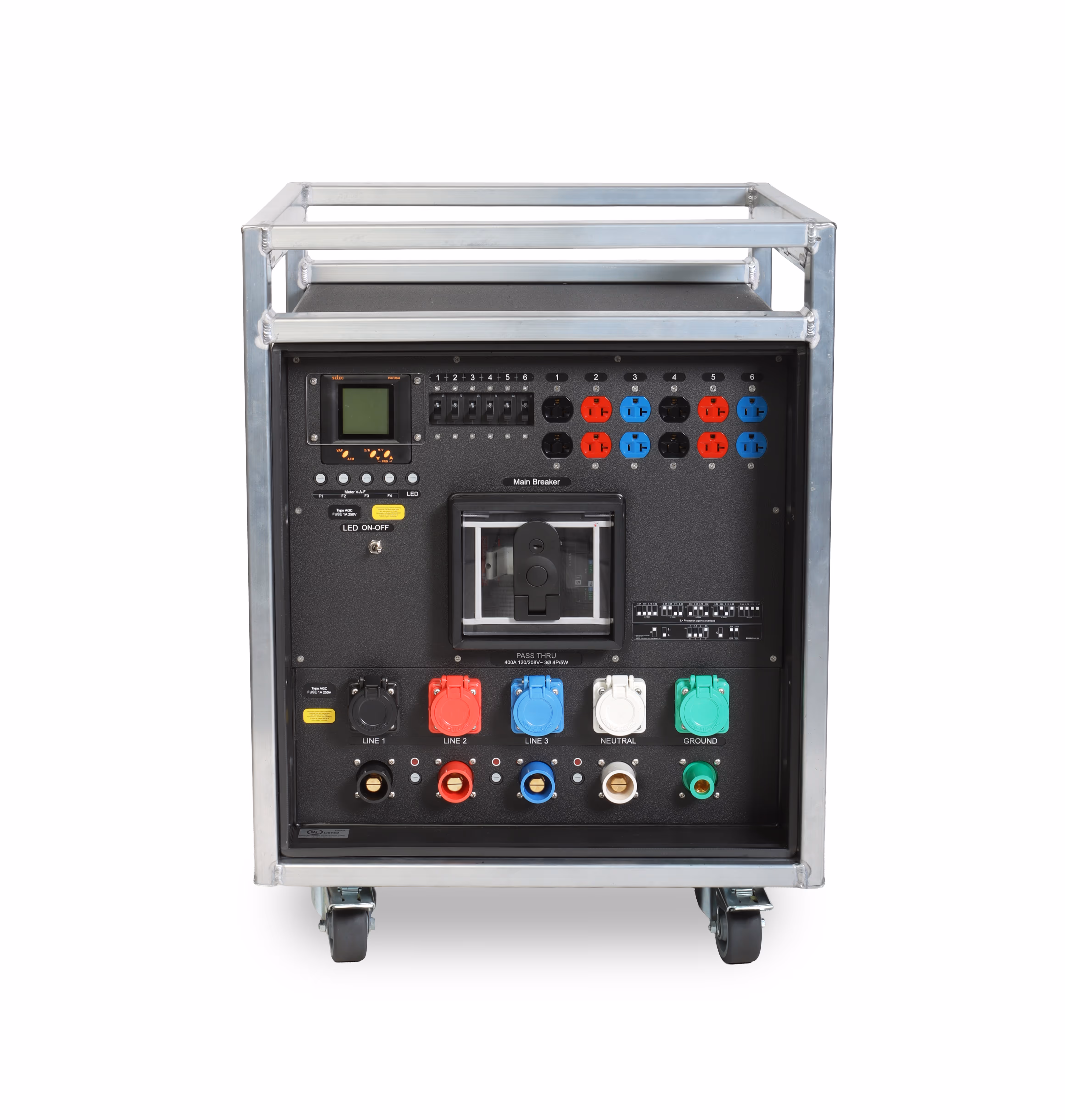 INDU-ELECTRIC 36-Way 120V 19PIN / L21-30 Twist-lock Combo Tourpack