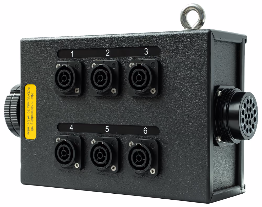 THERMOLENE® coffret de distribution compact Type 10 – Splitbox 19 Pin (Socapex)