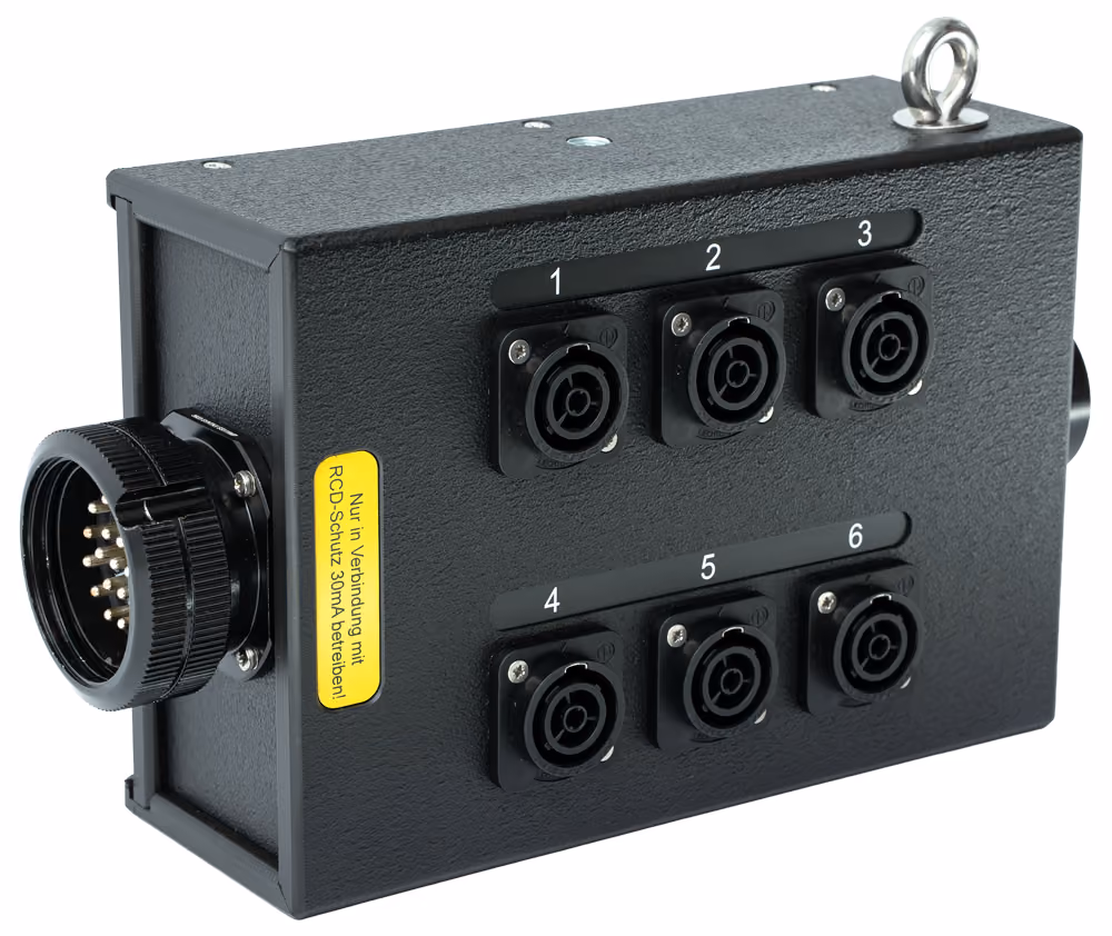 THERMOLENE® coffret de distribution compact Type 10 – Splitbox 19 Pin (Socapex)