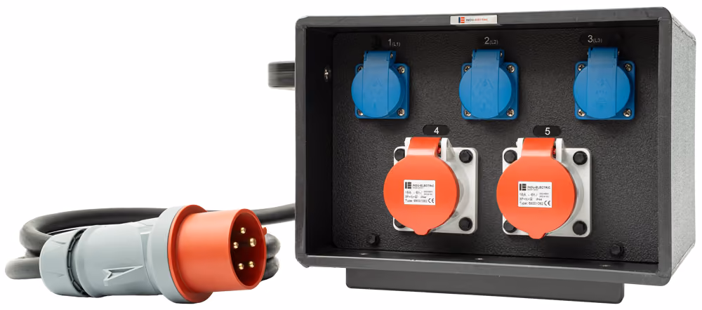 INDU-ELECTRIC THERMOLENE® distribuidor eléctrico móvil – CEE 32A 400V 5P