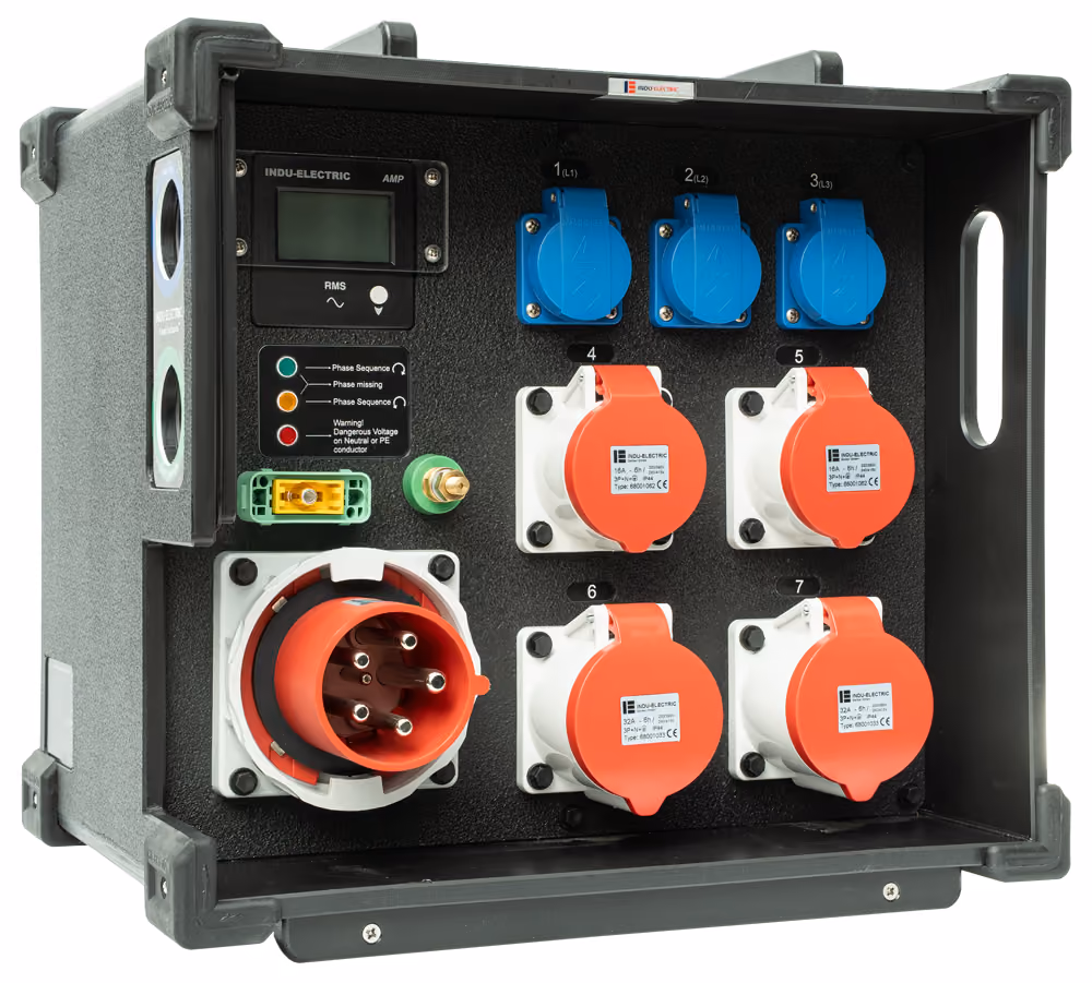 INDU-ELECTRIC THERMOLENE® Eventmaster EVM™ CEE 63A 400V 5P Smart Enclosure™