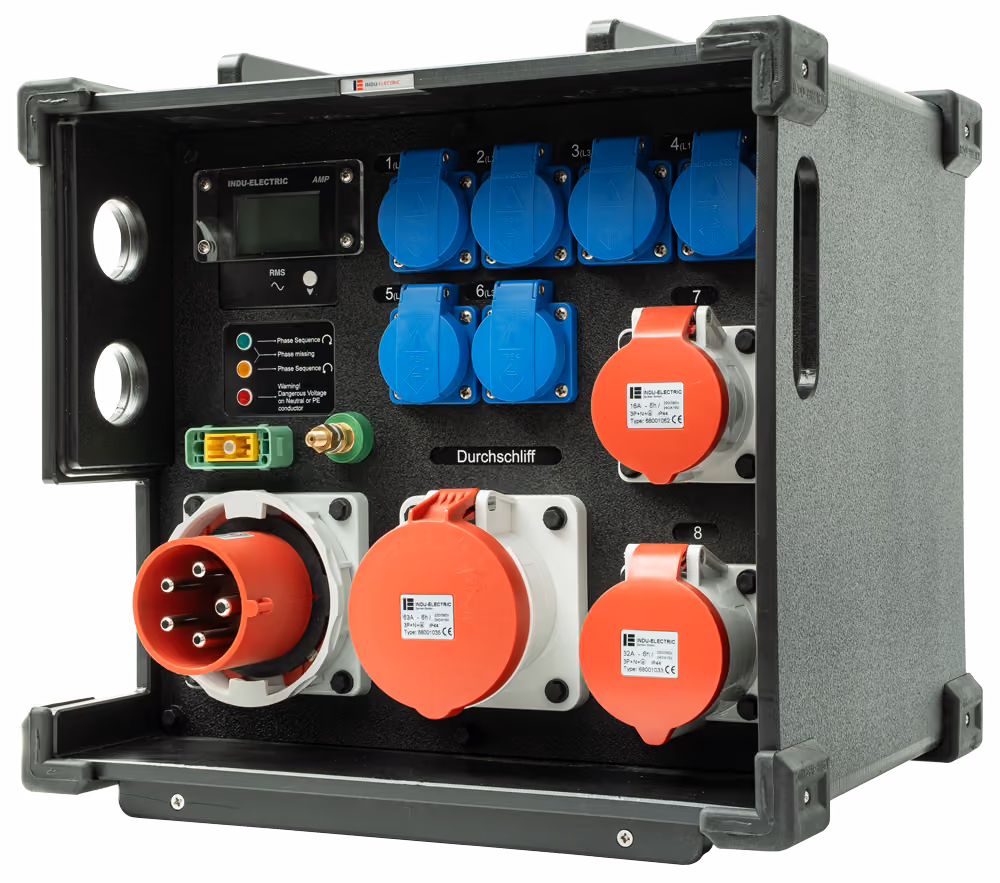 INDU-ELECTRIC THERMOLENE® Eventmaster EVM™ CEE 63A 400V 5P Smart Enclosure™