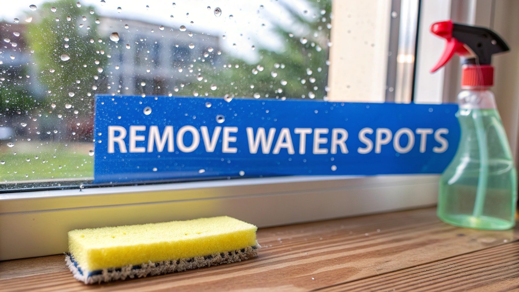 How to remove water spots from window: Quick DIY Fixes
