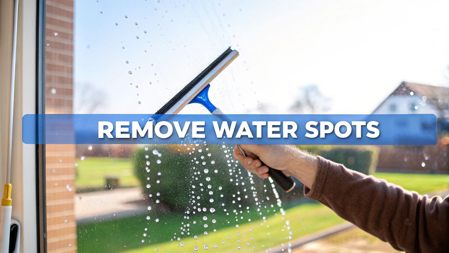Tired of stubborn window cleaning water spots? Learn expert DIY and ...