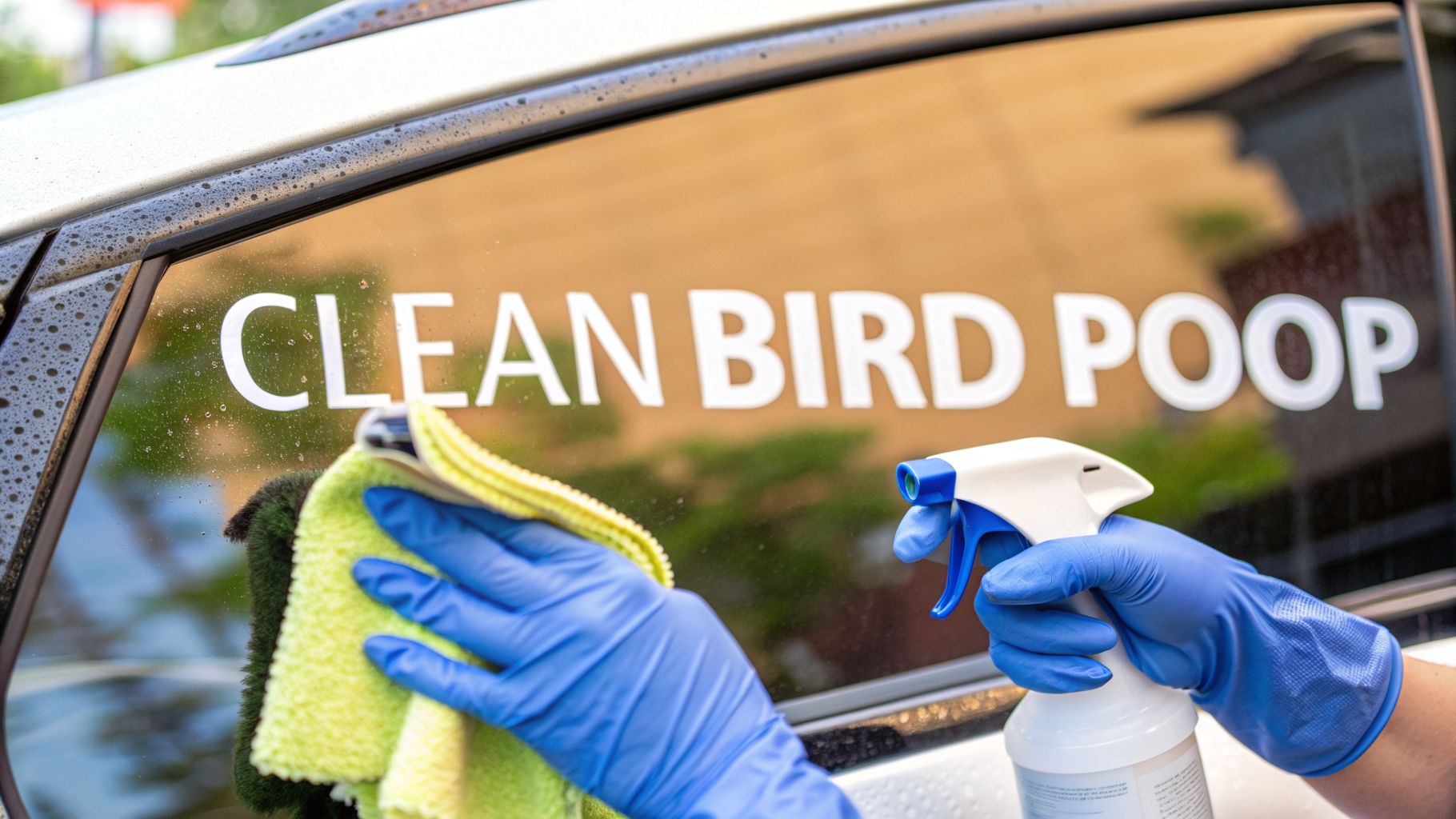 How to Clean Bird Poop Without Damaging Your Property