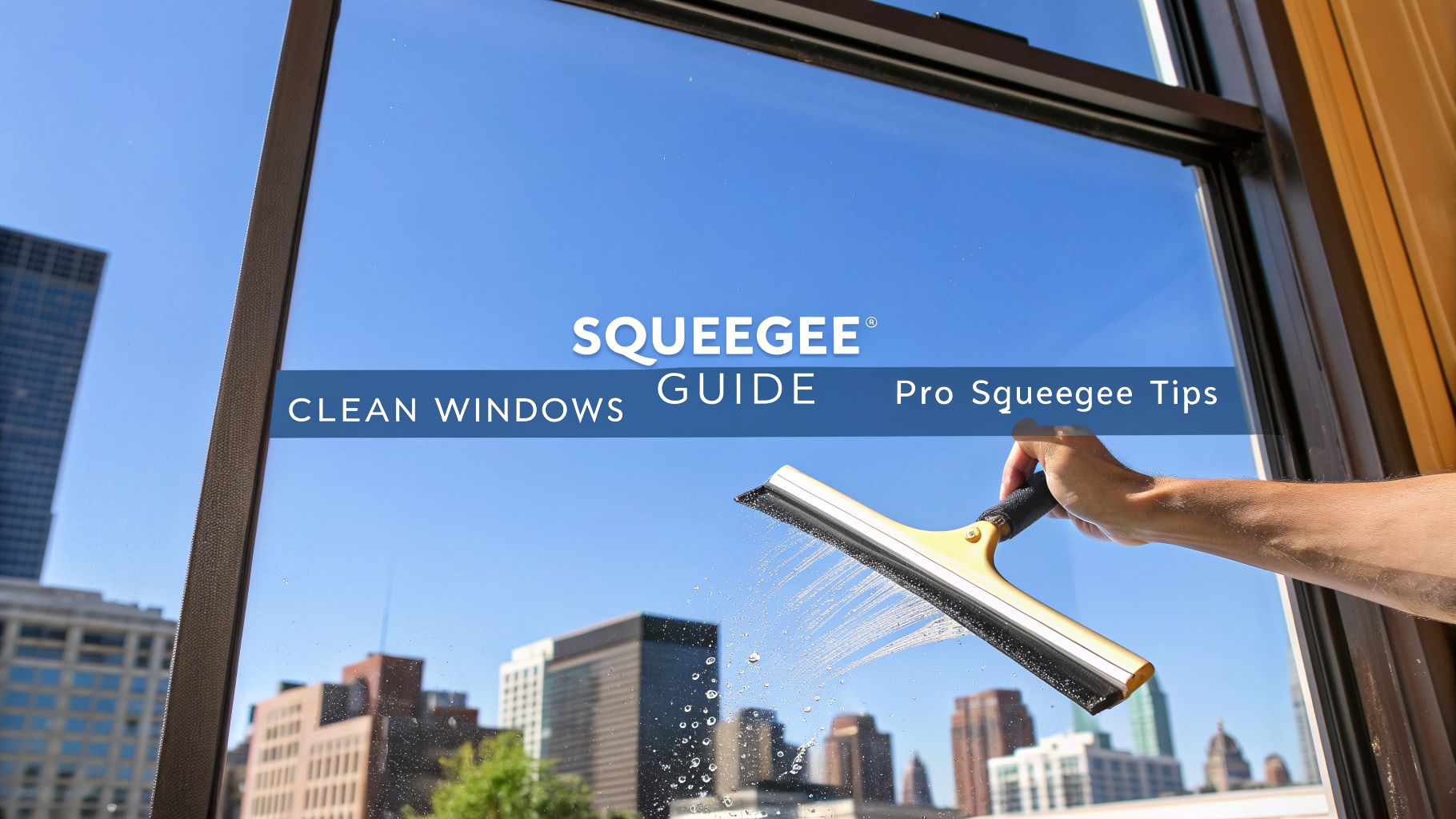 What Is a Squeegee and How Do Pros Use It for Clean Windows