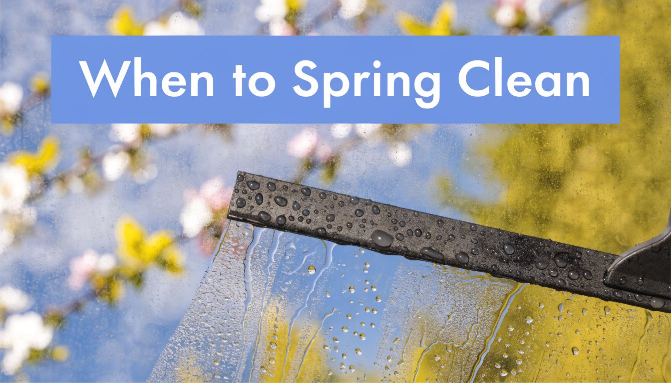 When to Spring Clean for Perfectly Clear Windows