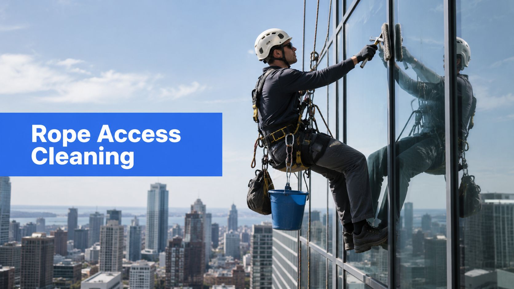 Rope Access Window Cleaning: Property Manager's Guide