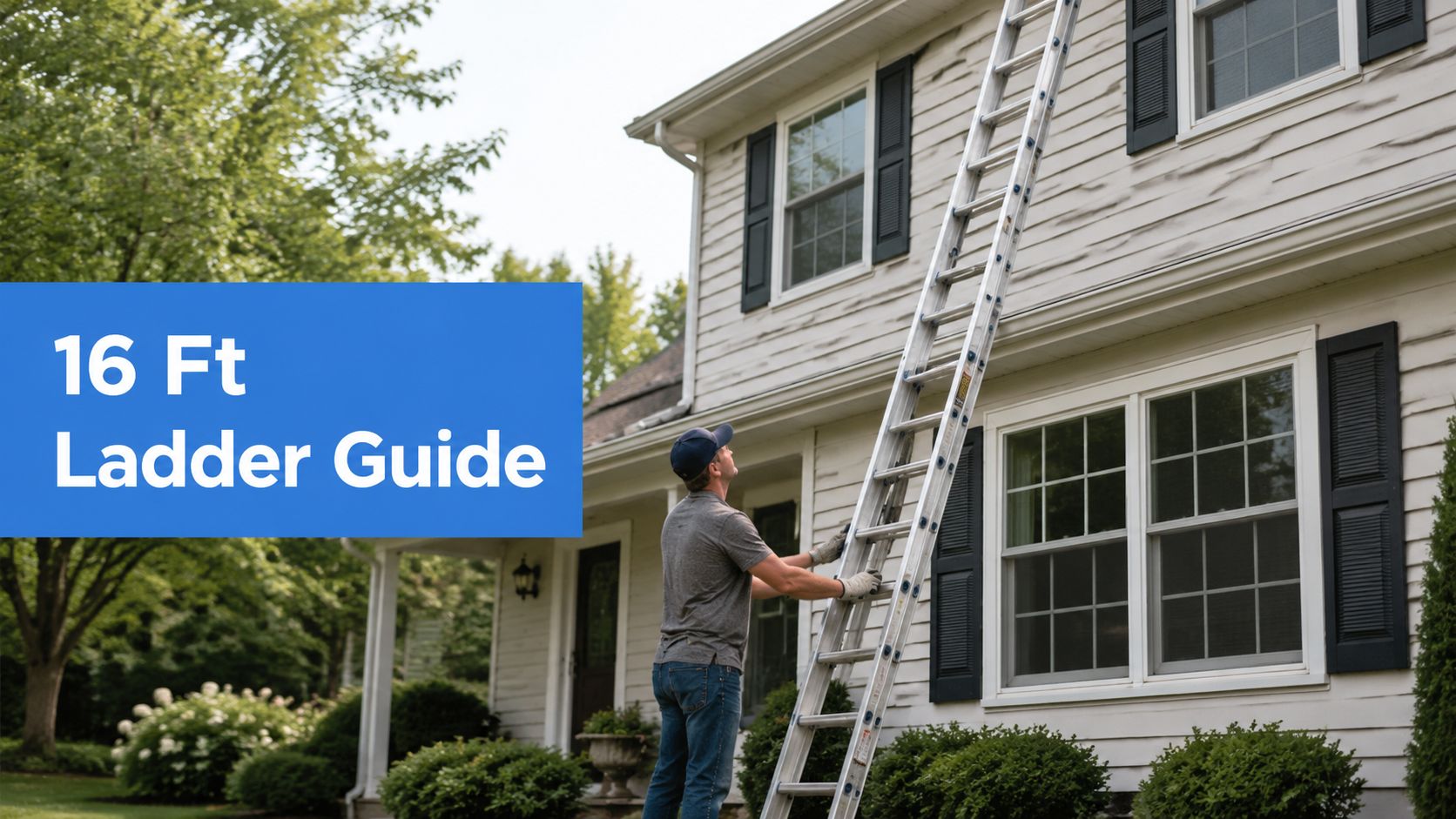 Your Guide to the 16 Ft Ladder for Window Cleaning