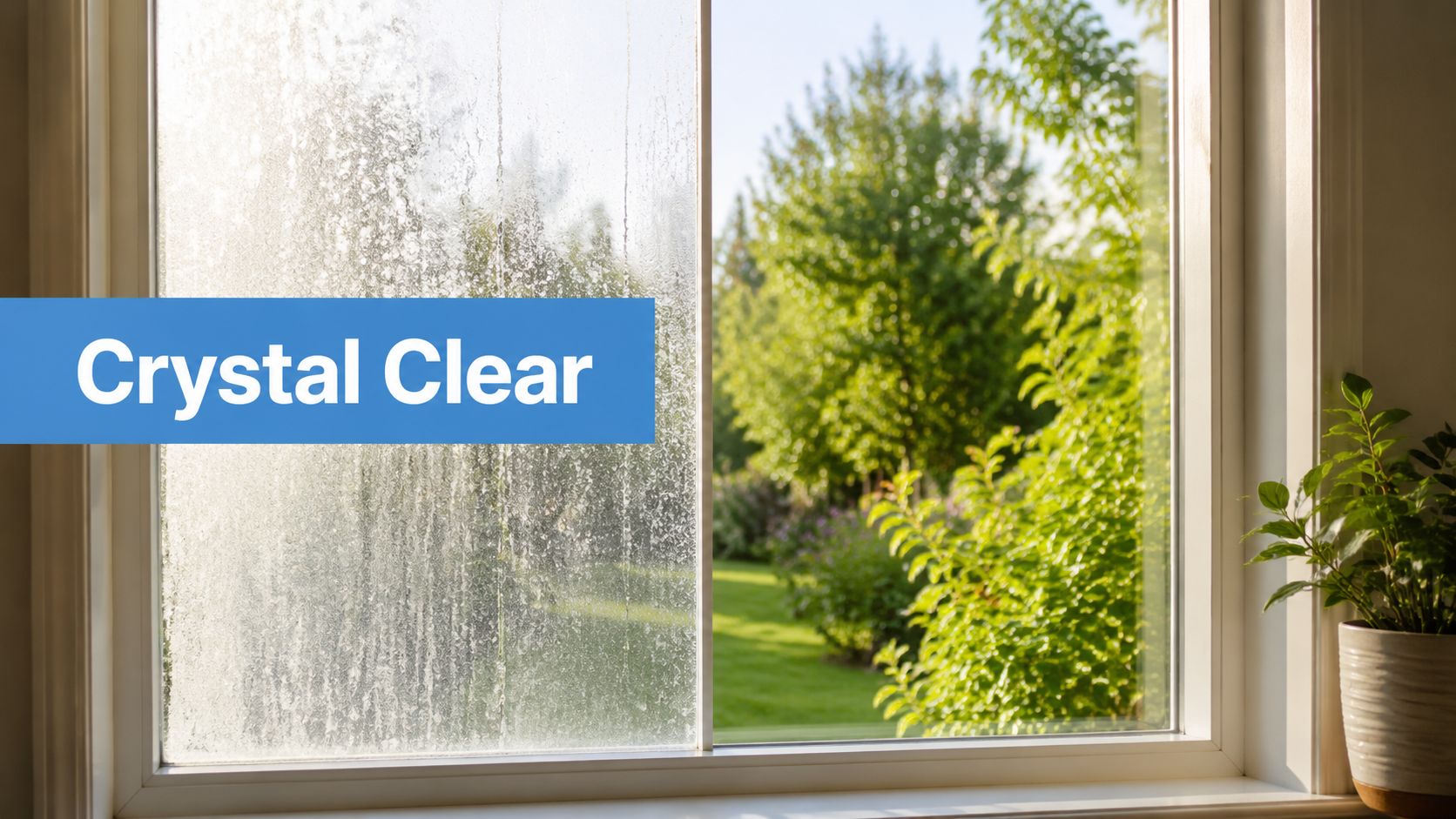 Hard Water Stains Removal for Crystal Clear Windows