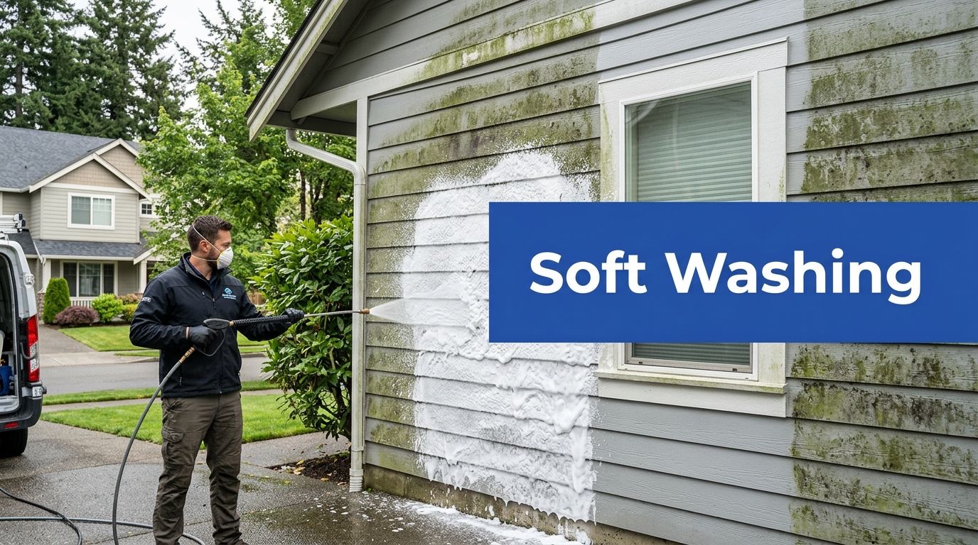 What Is Soft Washing? a Guide for Home & Business Exteriors