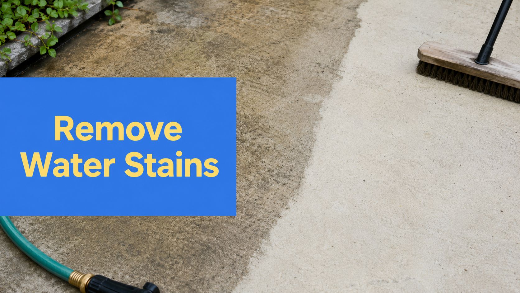 Remove Water Stains on Concrete: A 2026 Guide