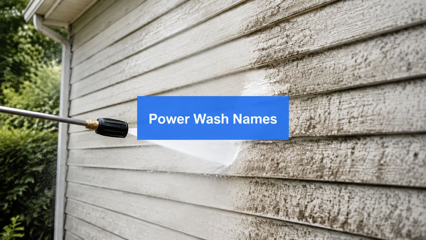 10 Pressure Washing Company Names for 2026