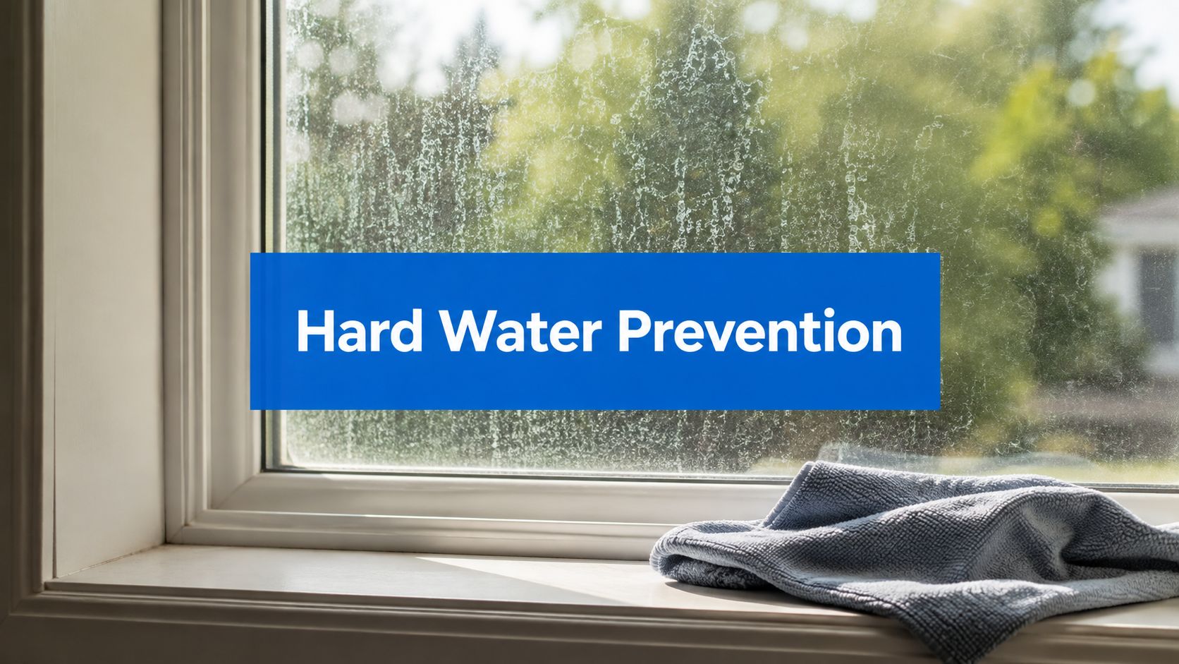 Hard Water Stain Prevention on Windows and Glass